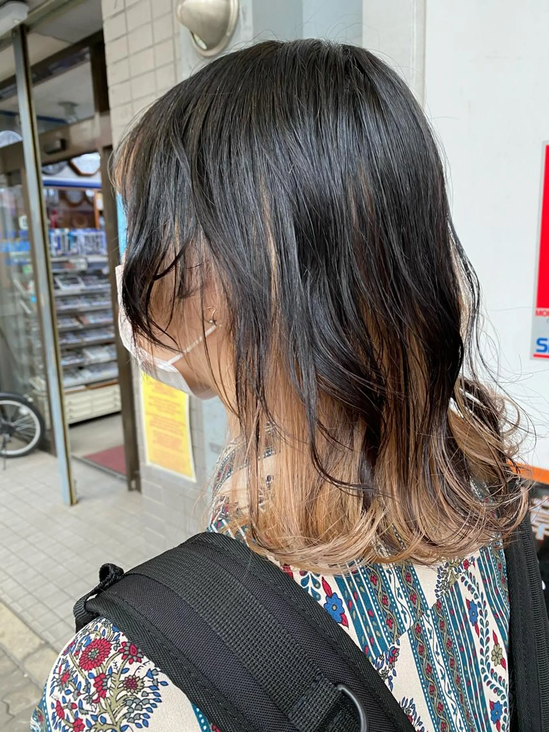 ミディアム ヘアカラー ゆぴ☾‪/推しカラー /ハイトーンのヘアスタイル