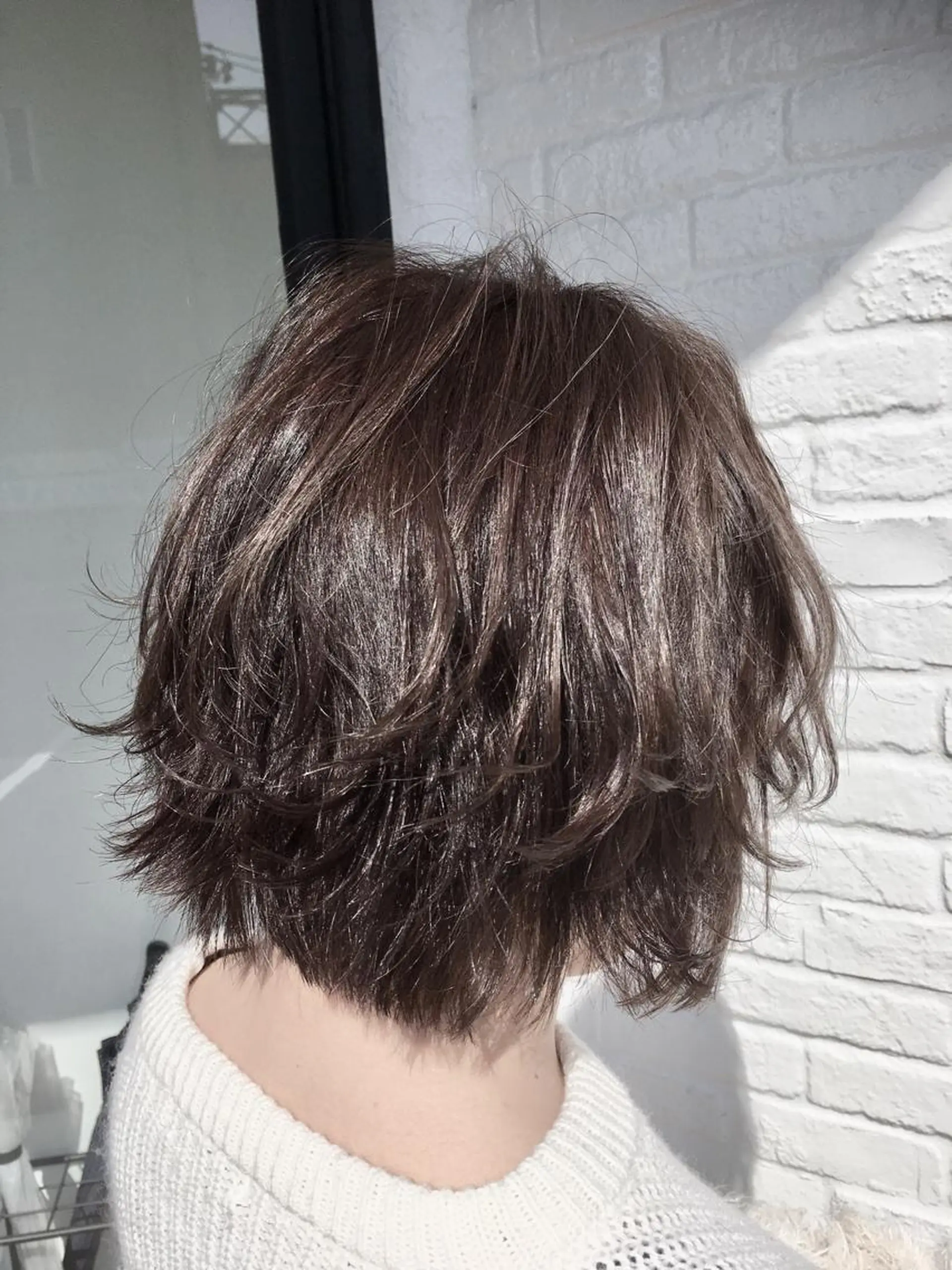 ショート カラー ベージュカラー ラベンダーカラー ラベンダーベージュ シェアサロンR所属・川合 勇気のヘアスタイル