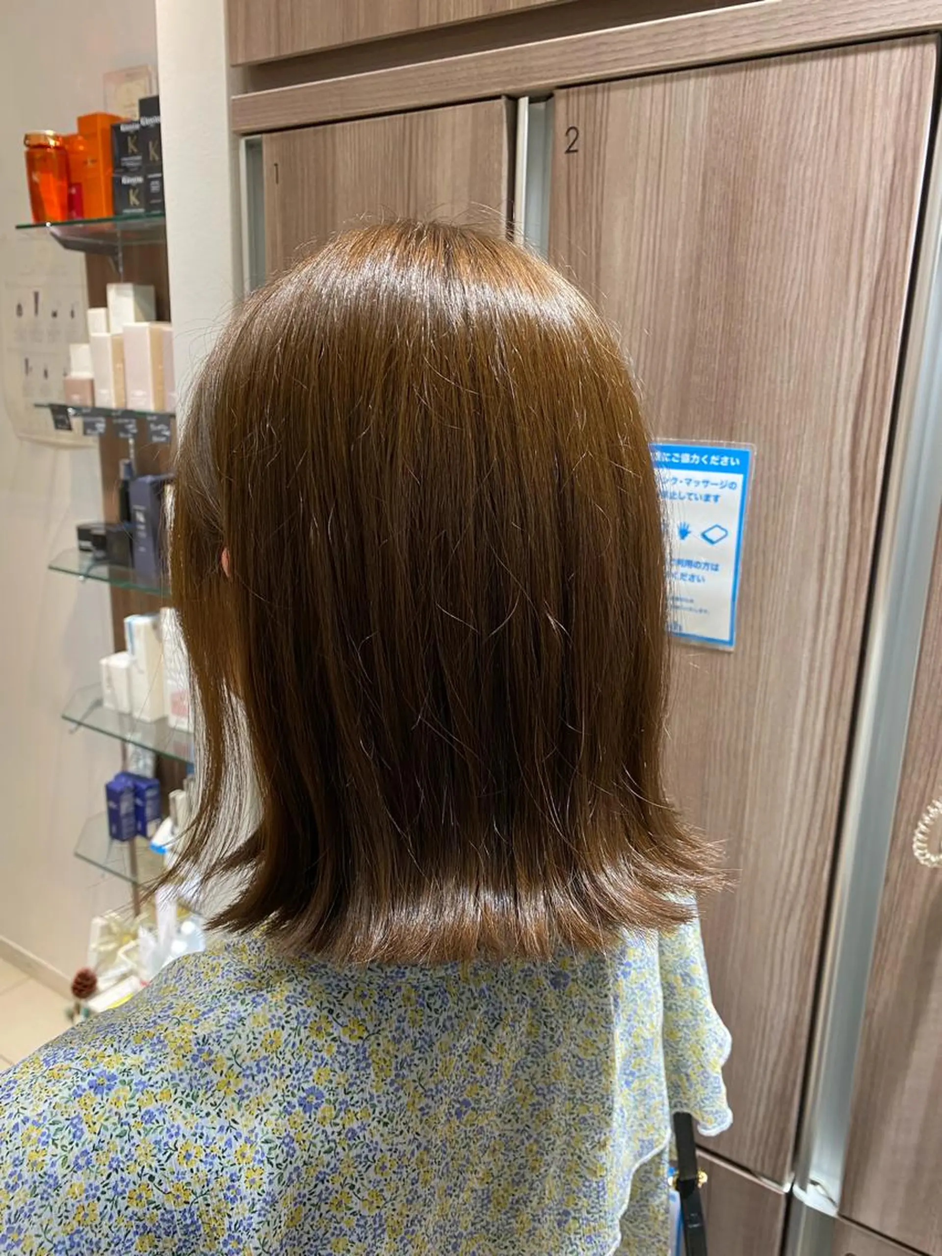 ミディアム 佐々木 拓海のヘアスタイル