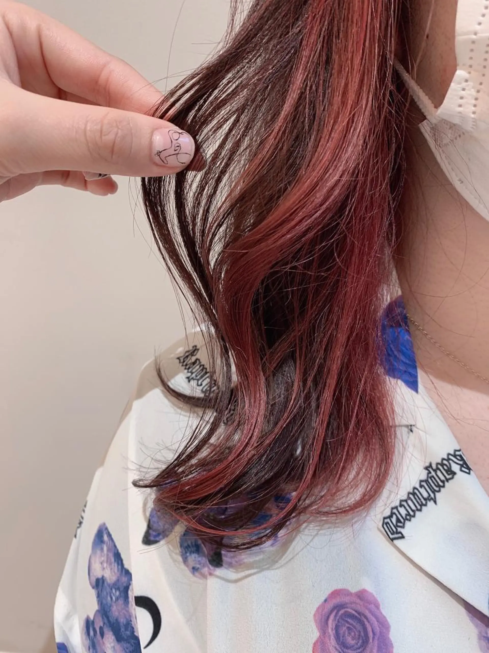 セミロング カラー インナーカラー ヘアカラー トリートメント 🦖鶴岡香純🦖 産休中のヘアスタイル