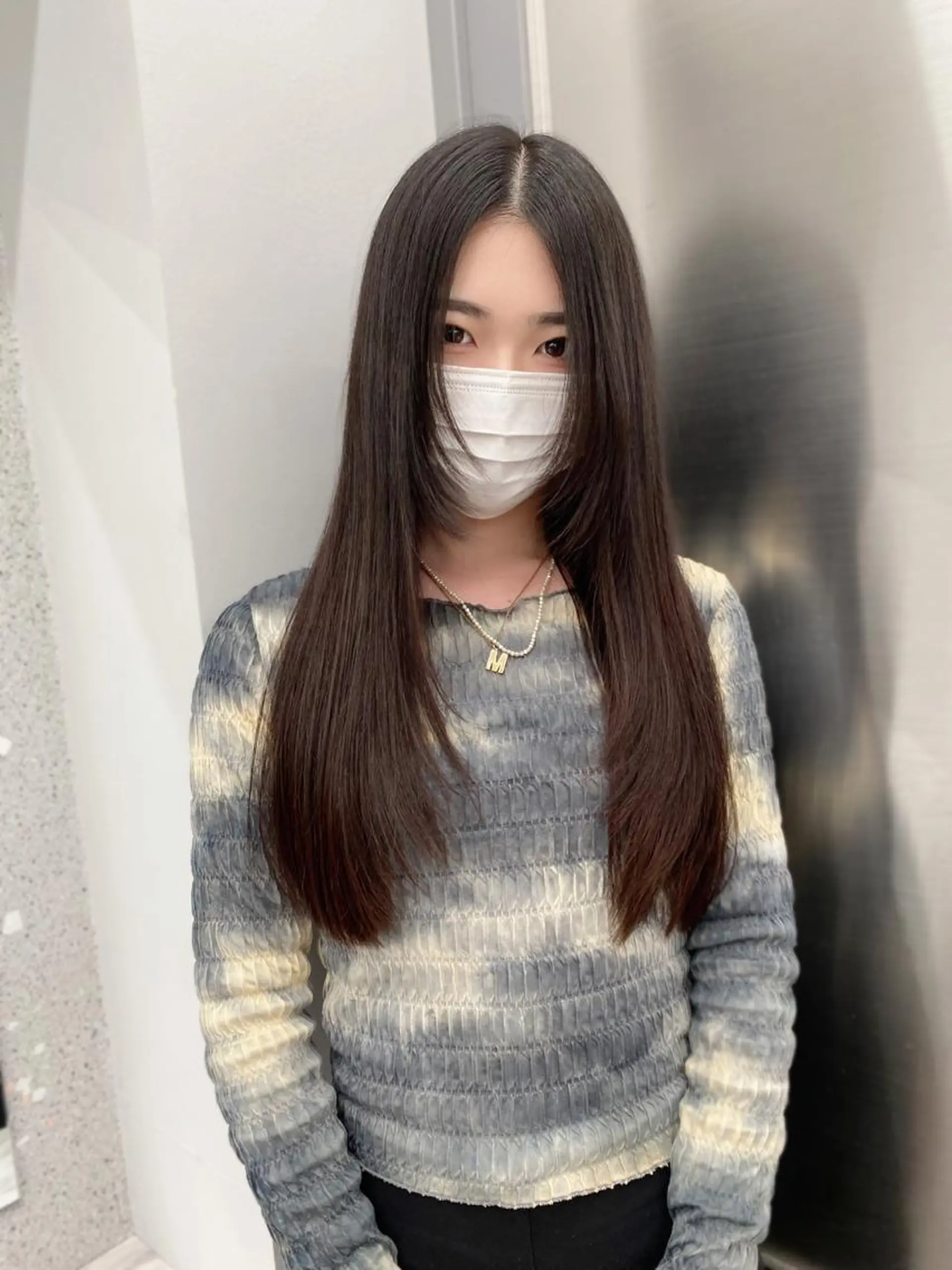 ロング カット ヘアカラー トリートメント 京都レイヤーカット/ 縮毛矯正/羽柴りくのヘアスタイル