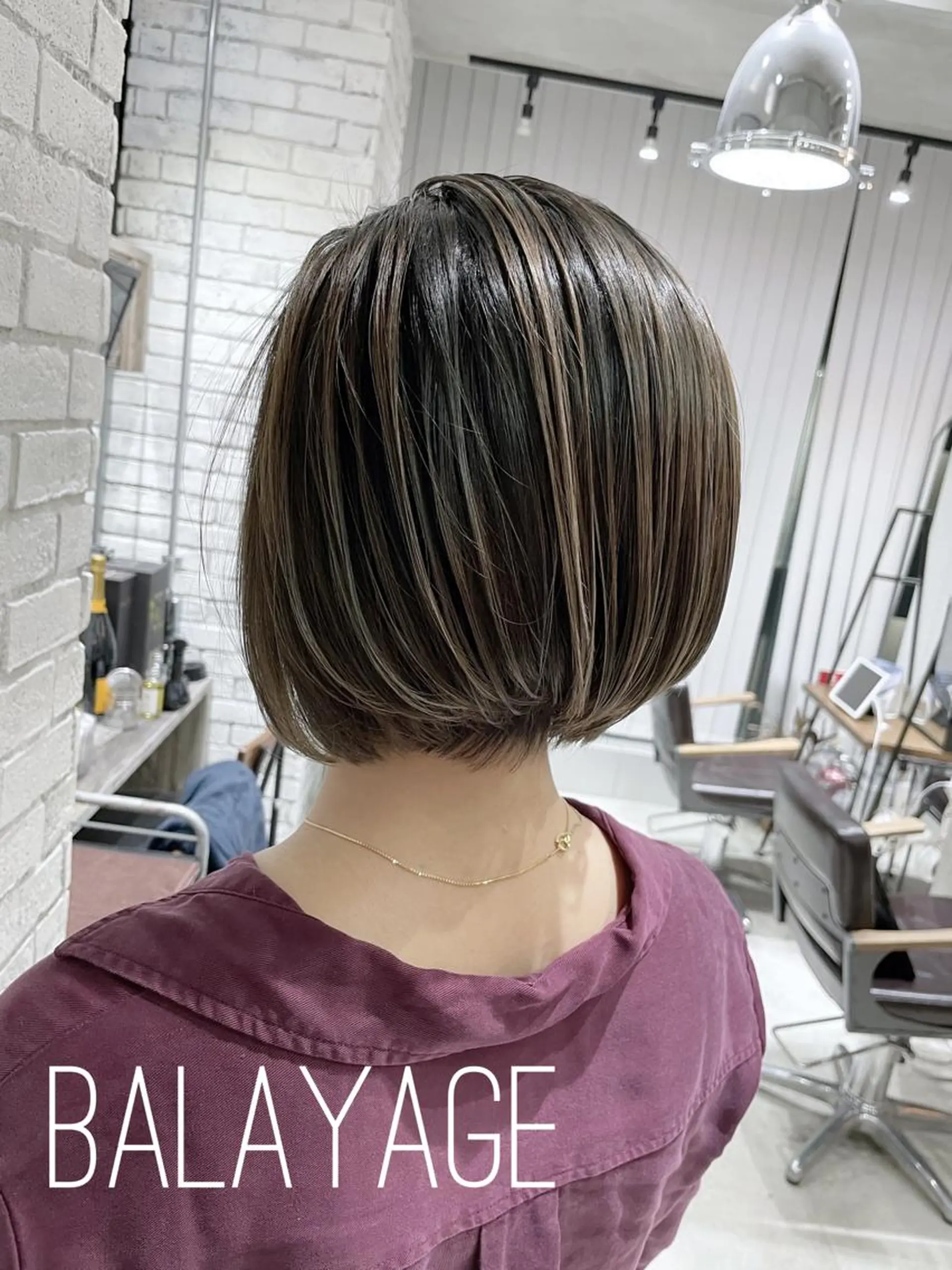 ショート カラー パーマ ヘアアレンジ メンズ キッズ ネイル マツエク・マツパ ヘアカラー バレイヤージュ🌱 渡邉悟🌱のヘアスタイル