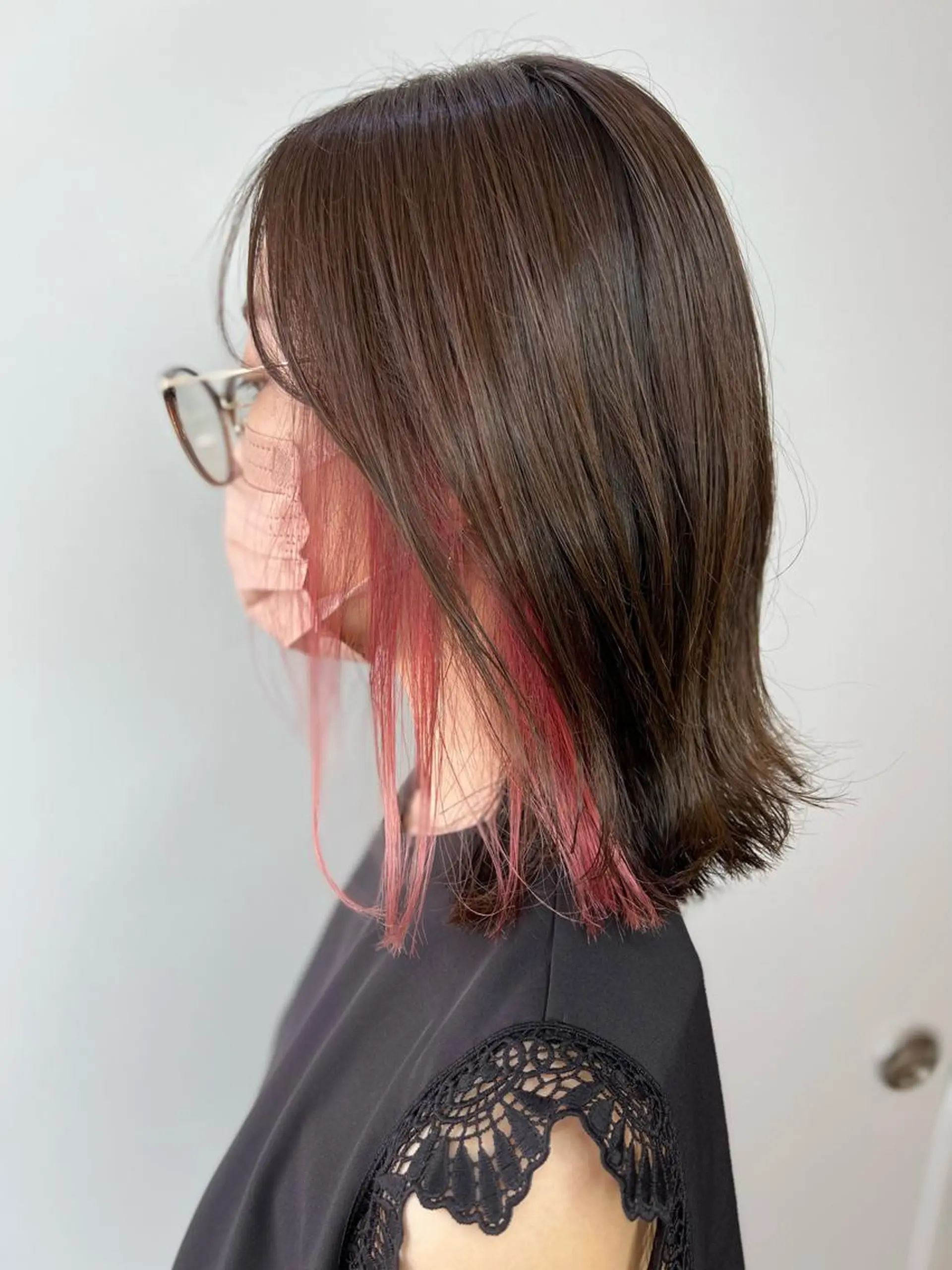 ショート カラー 前髪カット無料🎉 髪質改善✨影山湧市のヘアスタイル