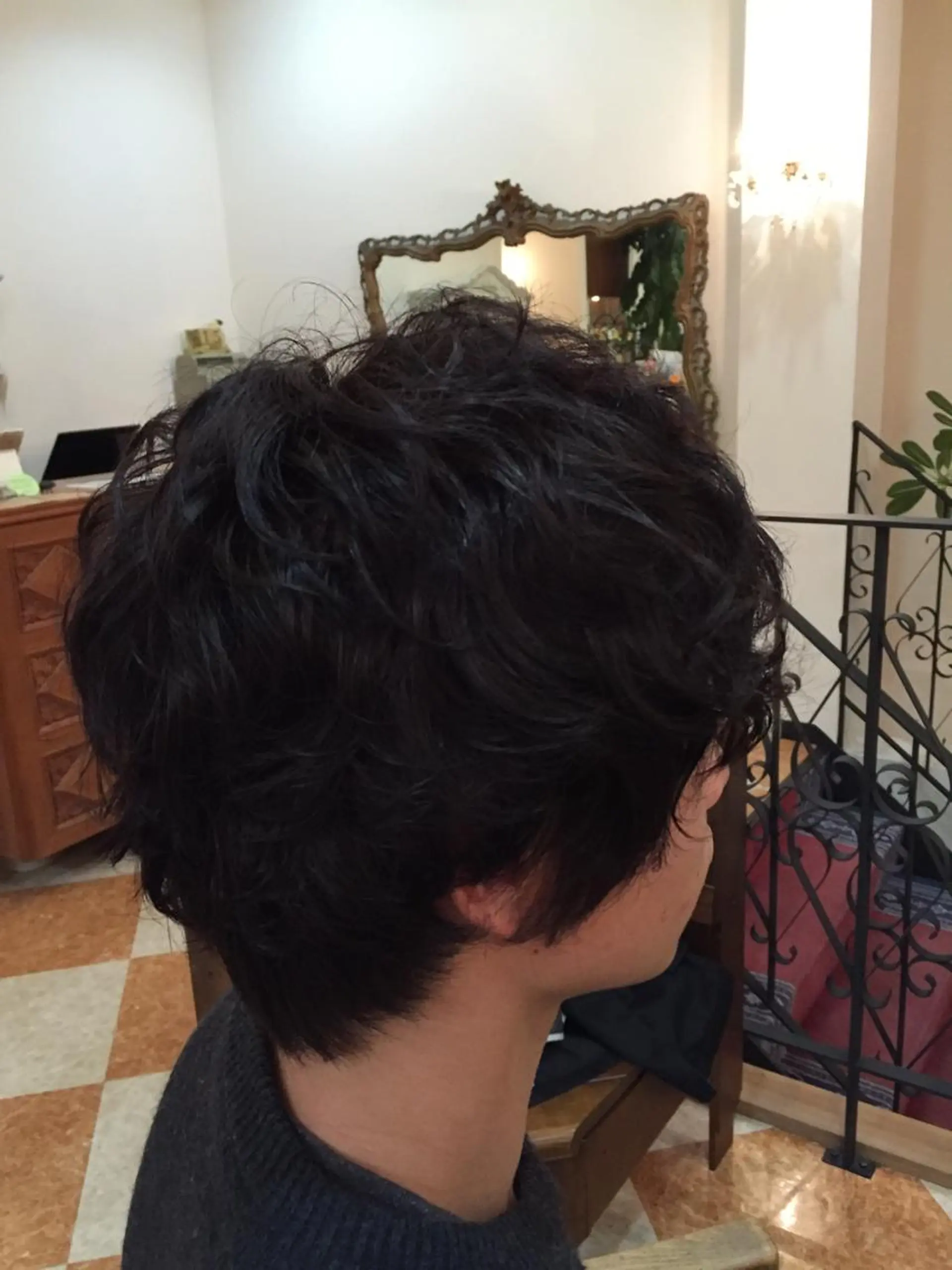 パーマ メンズ 三好 美里のヘアスタイル