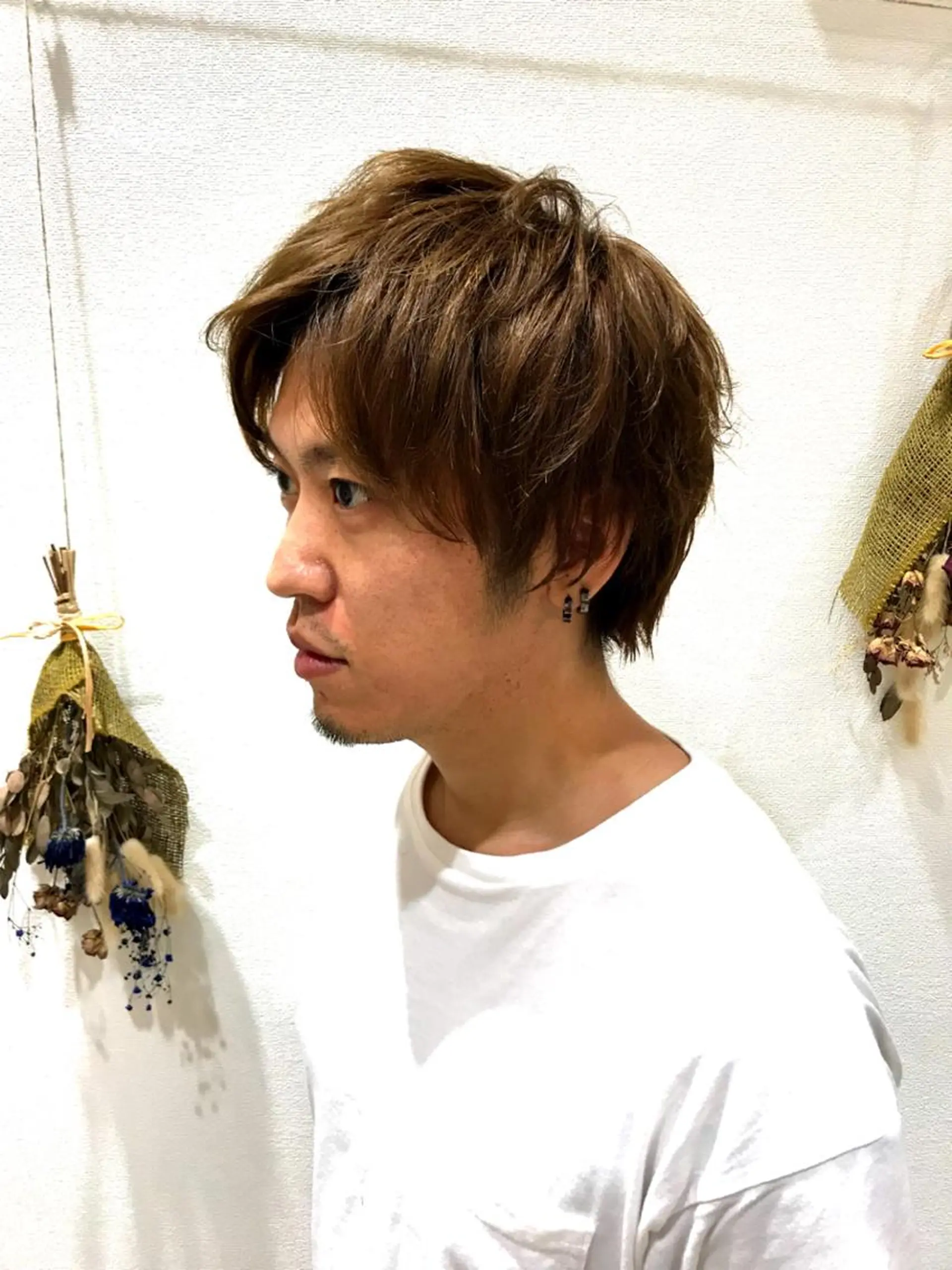 ミディアム メンズ Miku❇️ フェイスレイヤーのヘアスタイル