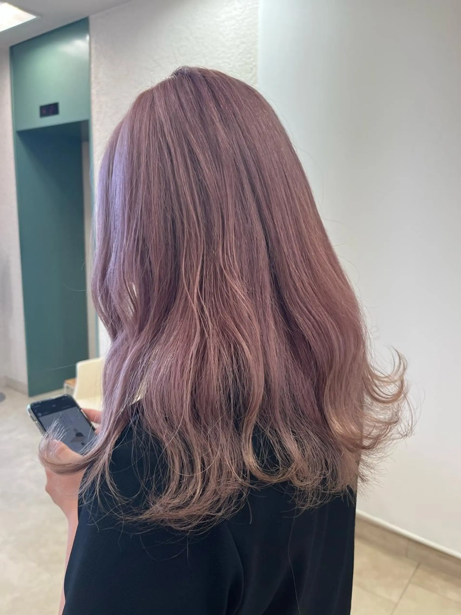 セミロング カラー 暖色専門美容師🎀 お客様満足度◎のヘアスタイル