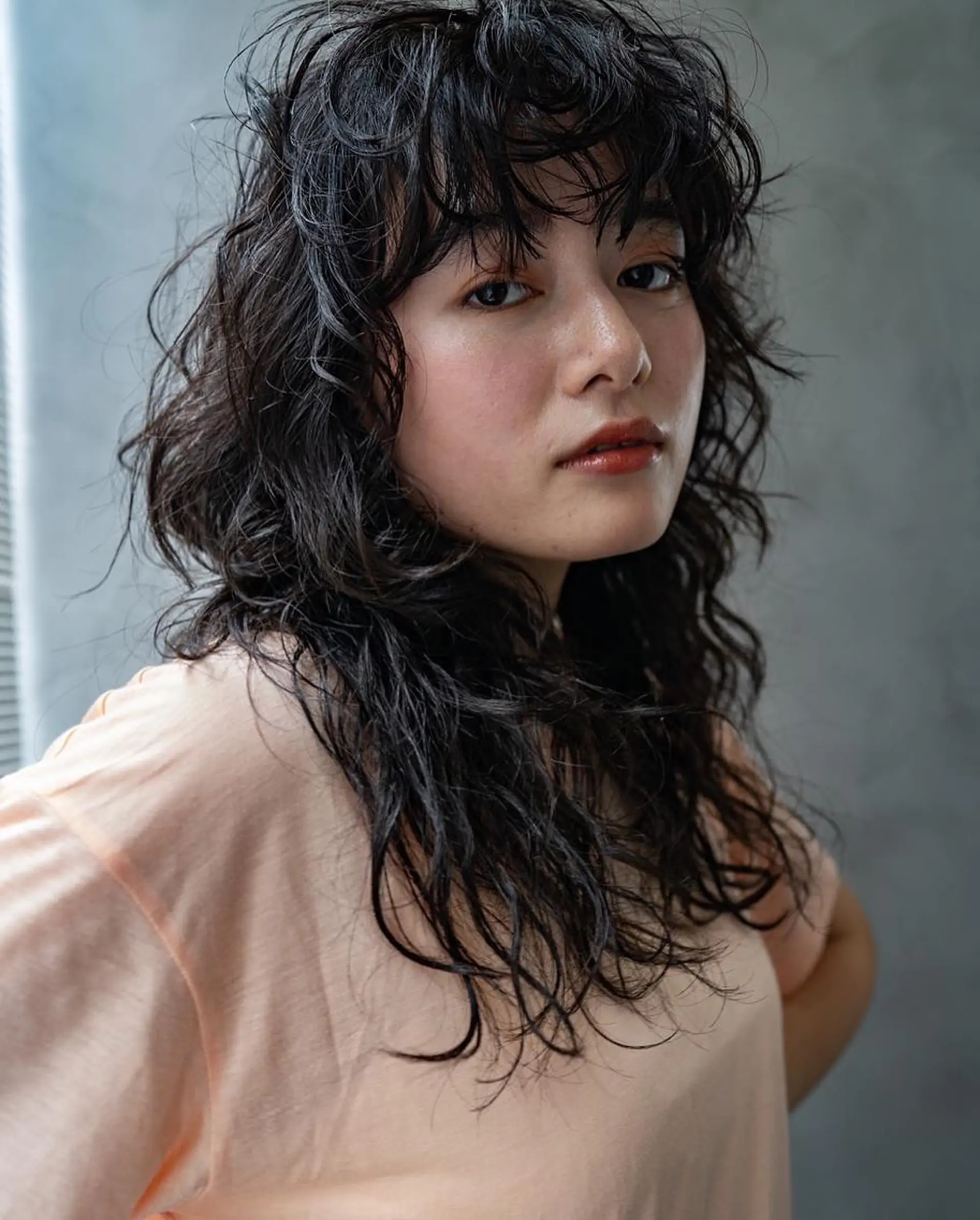 ロング 🧚🏼ボブパーマ 歩美のヘアスタイル