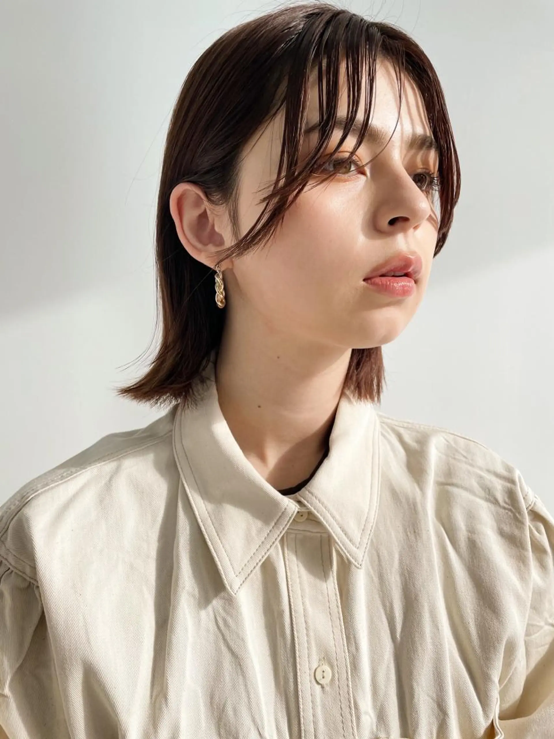 ミディアム カラー パーマ 💖美髪矯正💖 辻未侑のヘアスタイル