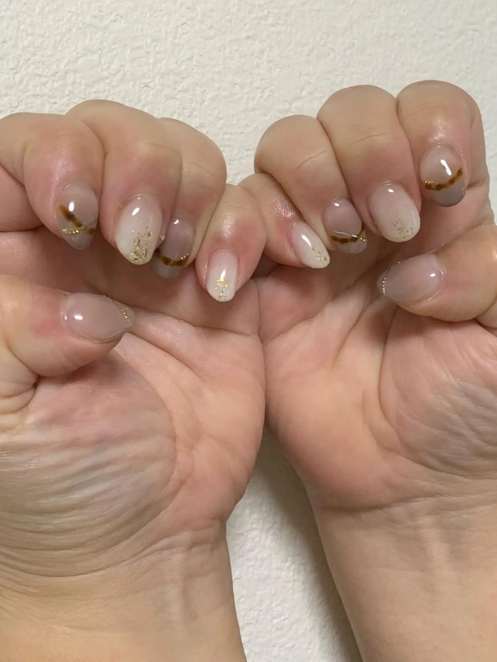 ネイル ハンドネイル καρδιά -ｶﾙﾃﾞｨｱ-のネイルデザイン