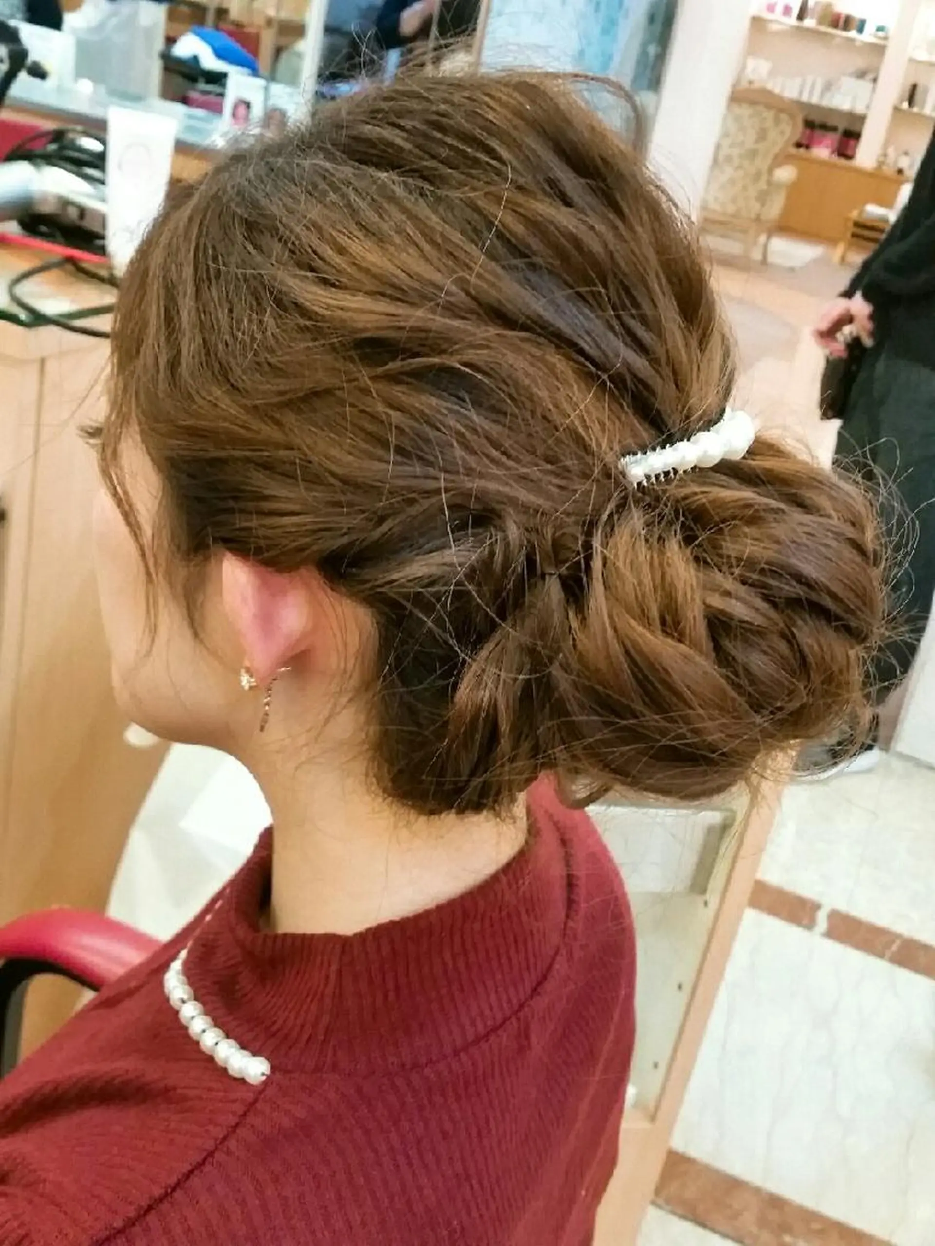 ヘアアレンジ デート EMANON名古屋所属・美谷添（ミヤゾエ） まどか大人ヘアサロンのヘアスタイル