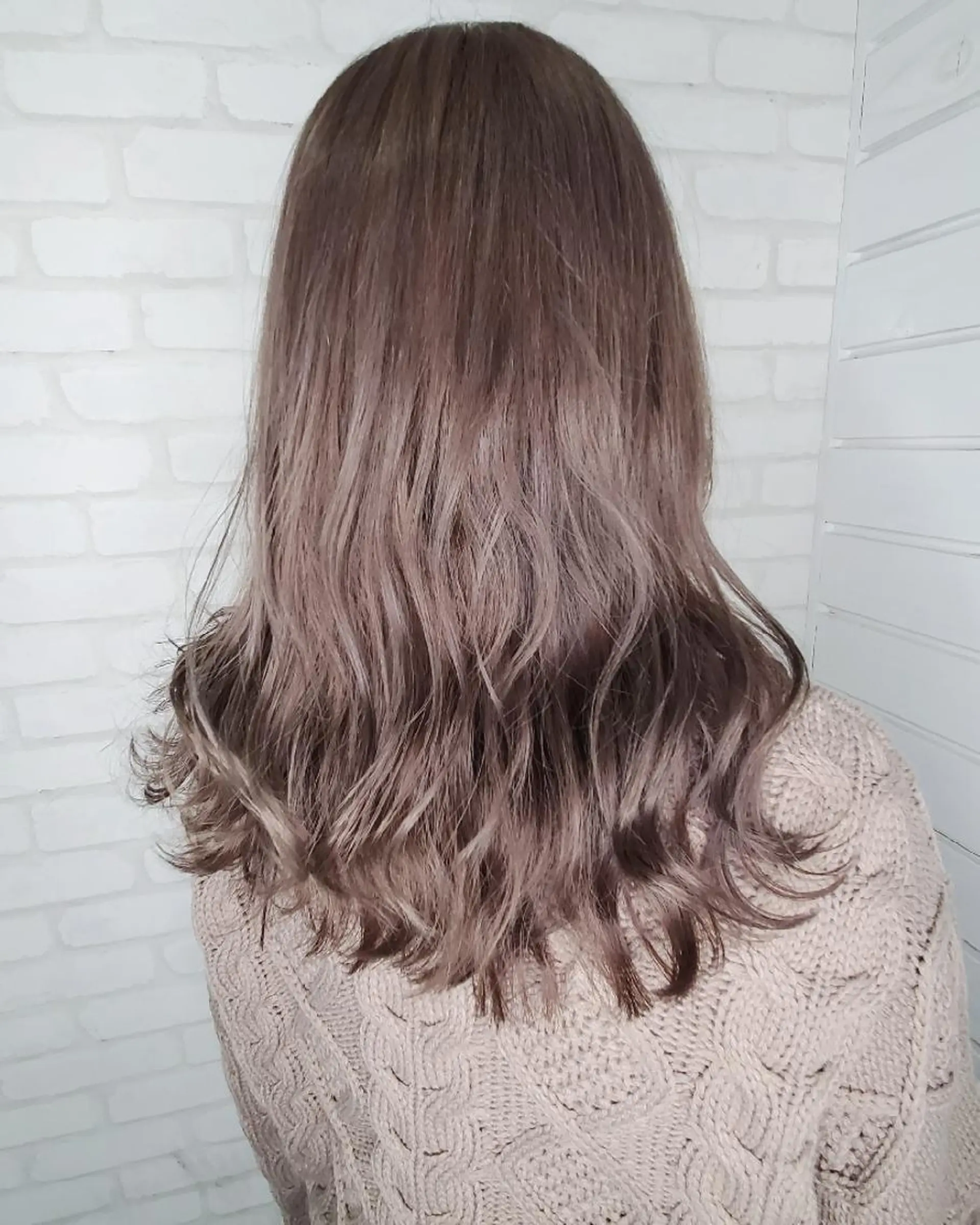 セミロング カット ヘアカラー トリートメント noa.所属・今中 小百合のヘアスタイル