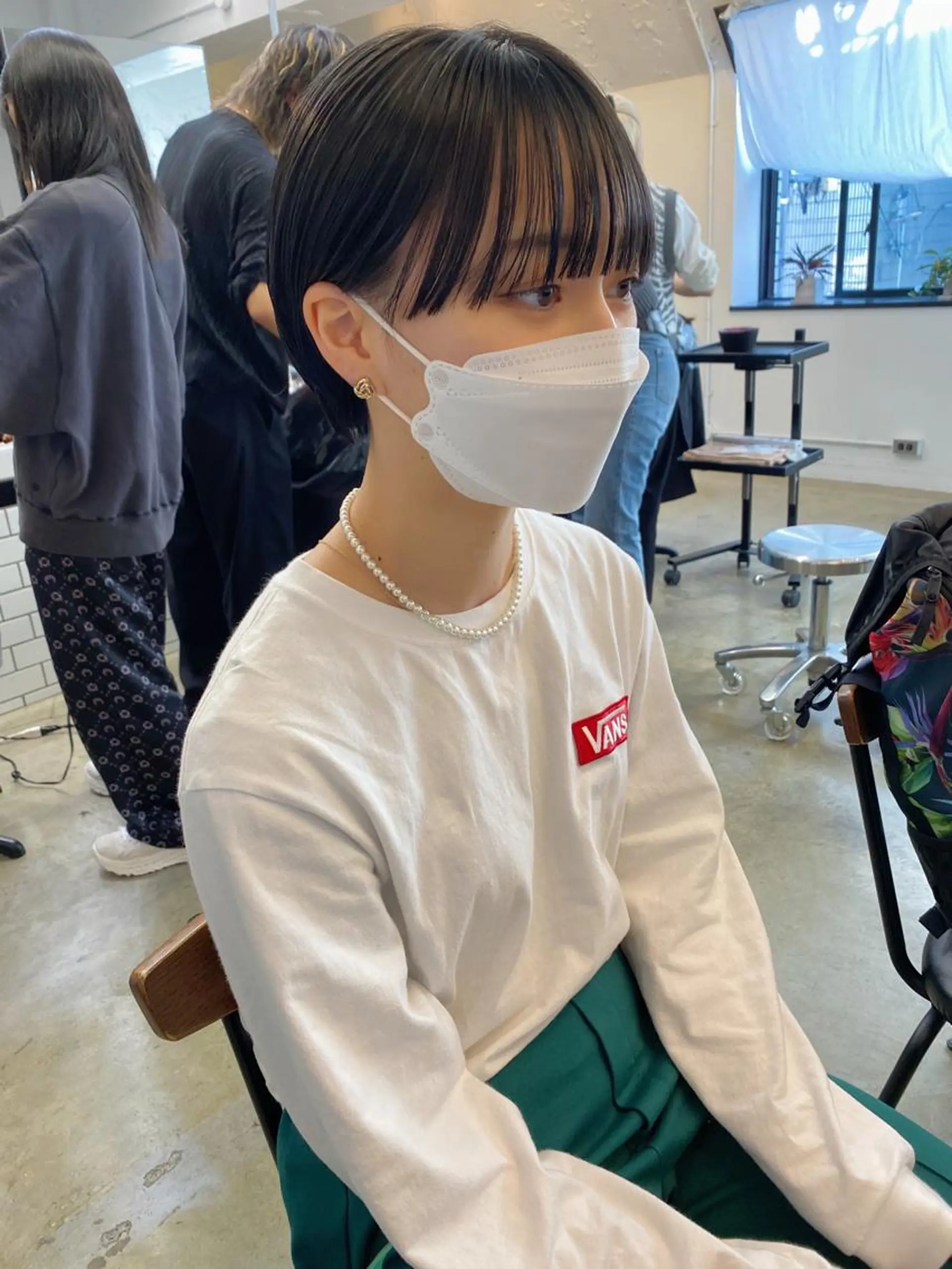 ショート カラー カット ヘアカラー トリートメント IVORY.所属・🟩白髪ぼかし/ボブ /ショートヘア/大司のヘアスタイル