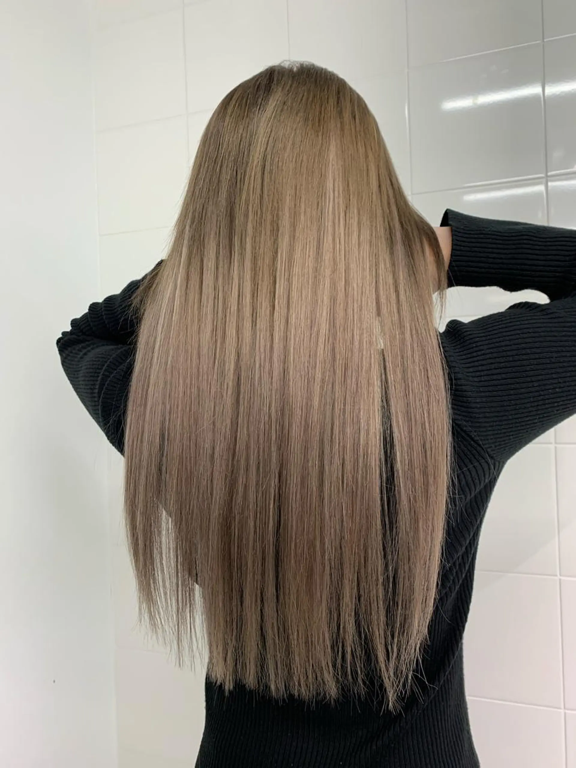 ロング カラー ヘアカラー トリートメント エクステ とも🏆プルエクステ /髪質改善🏆渋谷のヘアスタイル