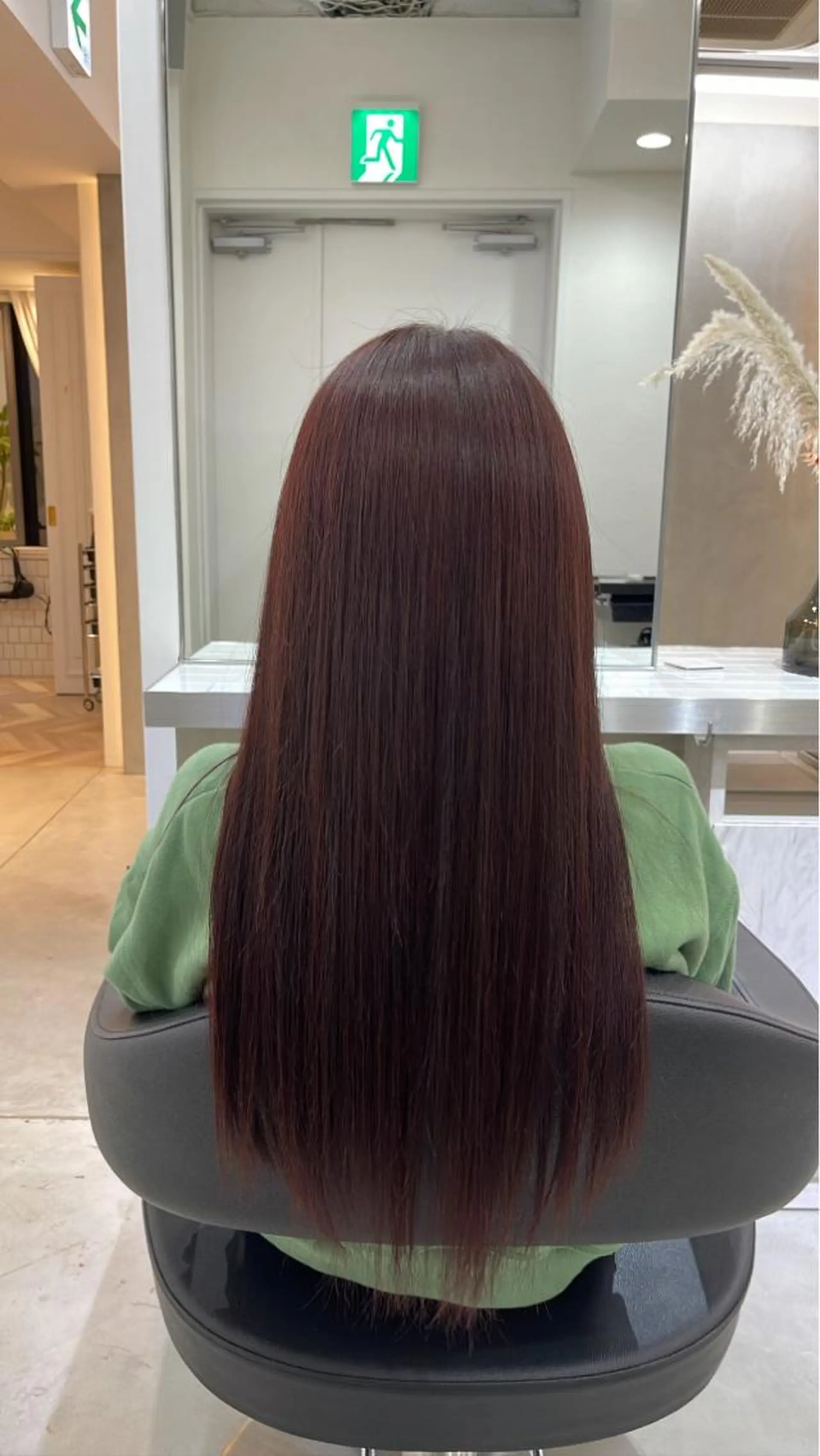 カラー ブラウンカラー ピンクカラー TENSHO ハイトーンレイヤーのヘアスタイル