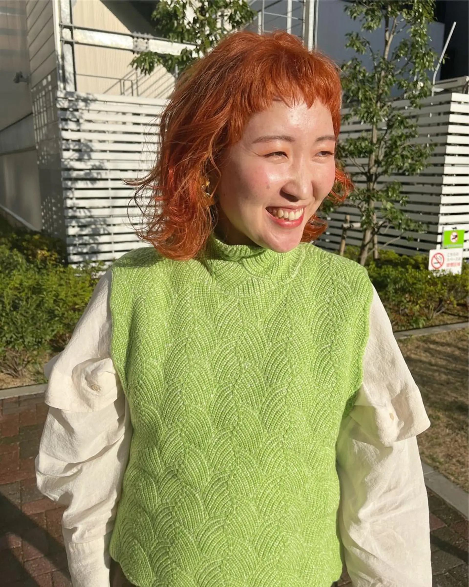 ミディアム カラー ハイトーン/ショート 村上淳乃🐥のヘアスタイル