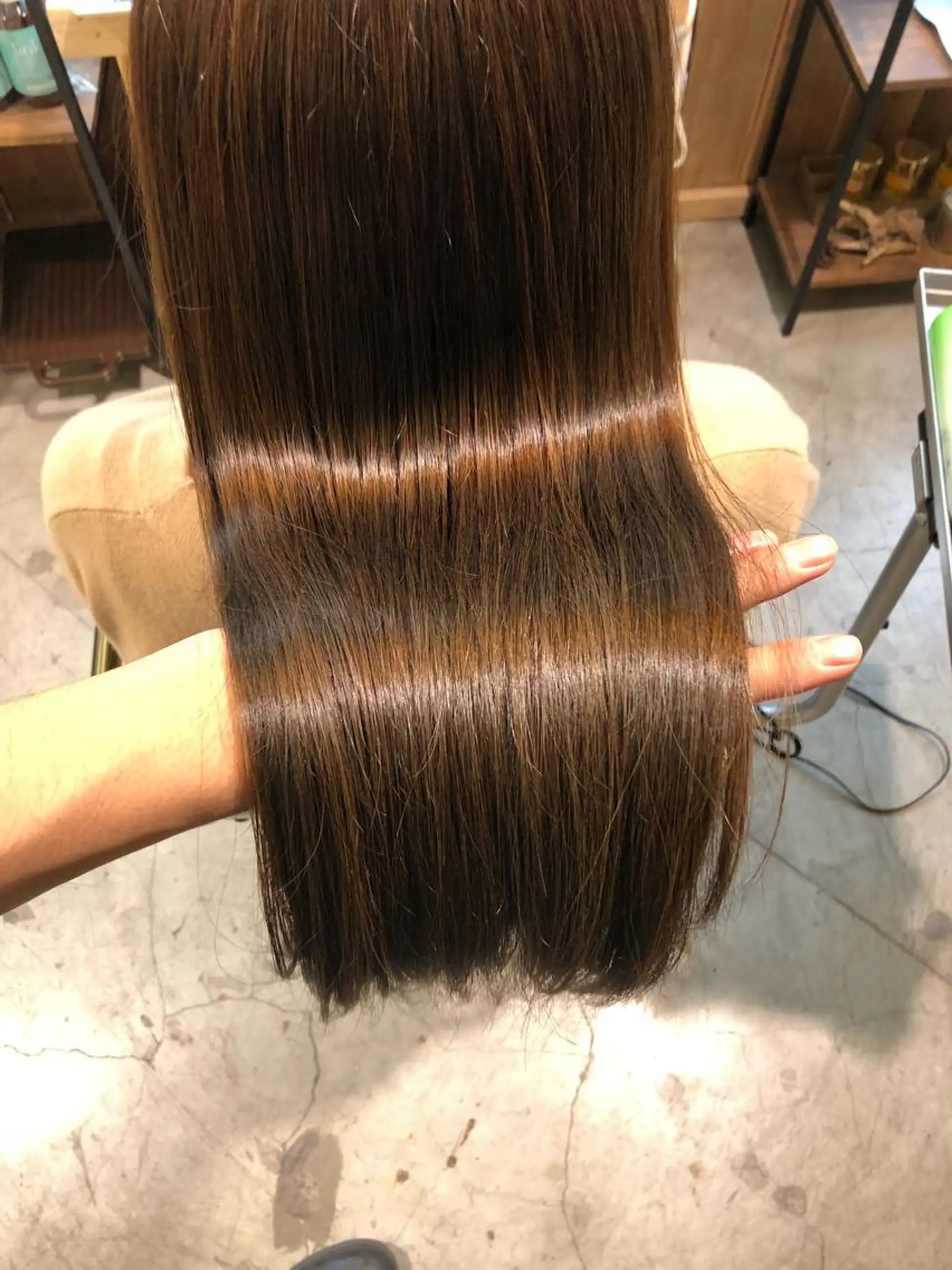 ロング カラー 髪質改善 トリートメント 舘野 太嘉宏のヘアスタイル