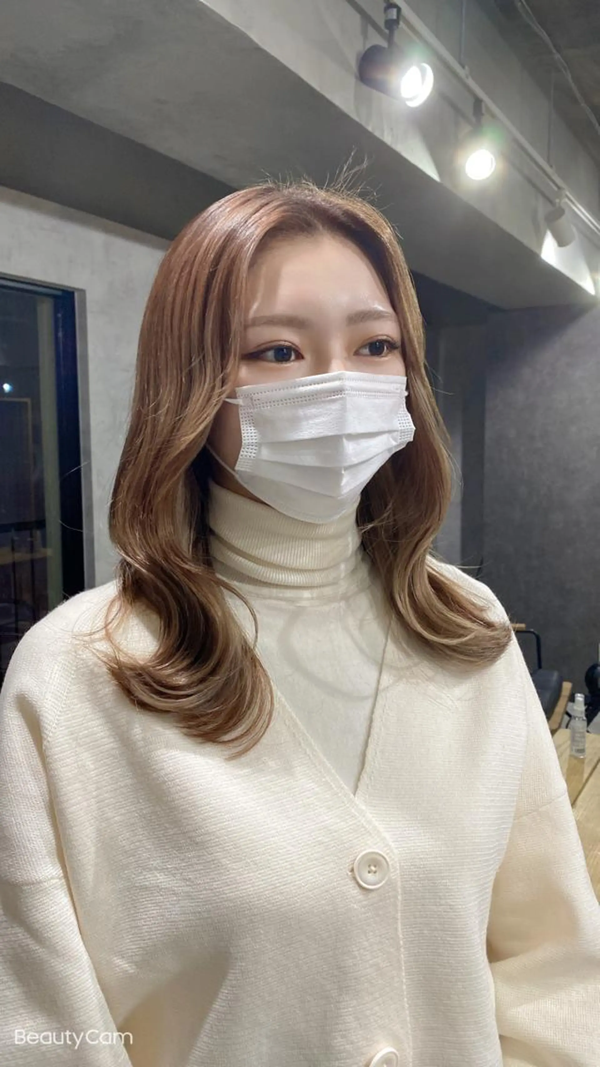 セミロング カラー 韓国レイヤー/ 顔周り💕田中将吾のヘアスタイル