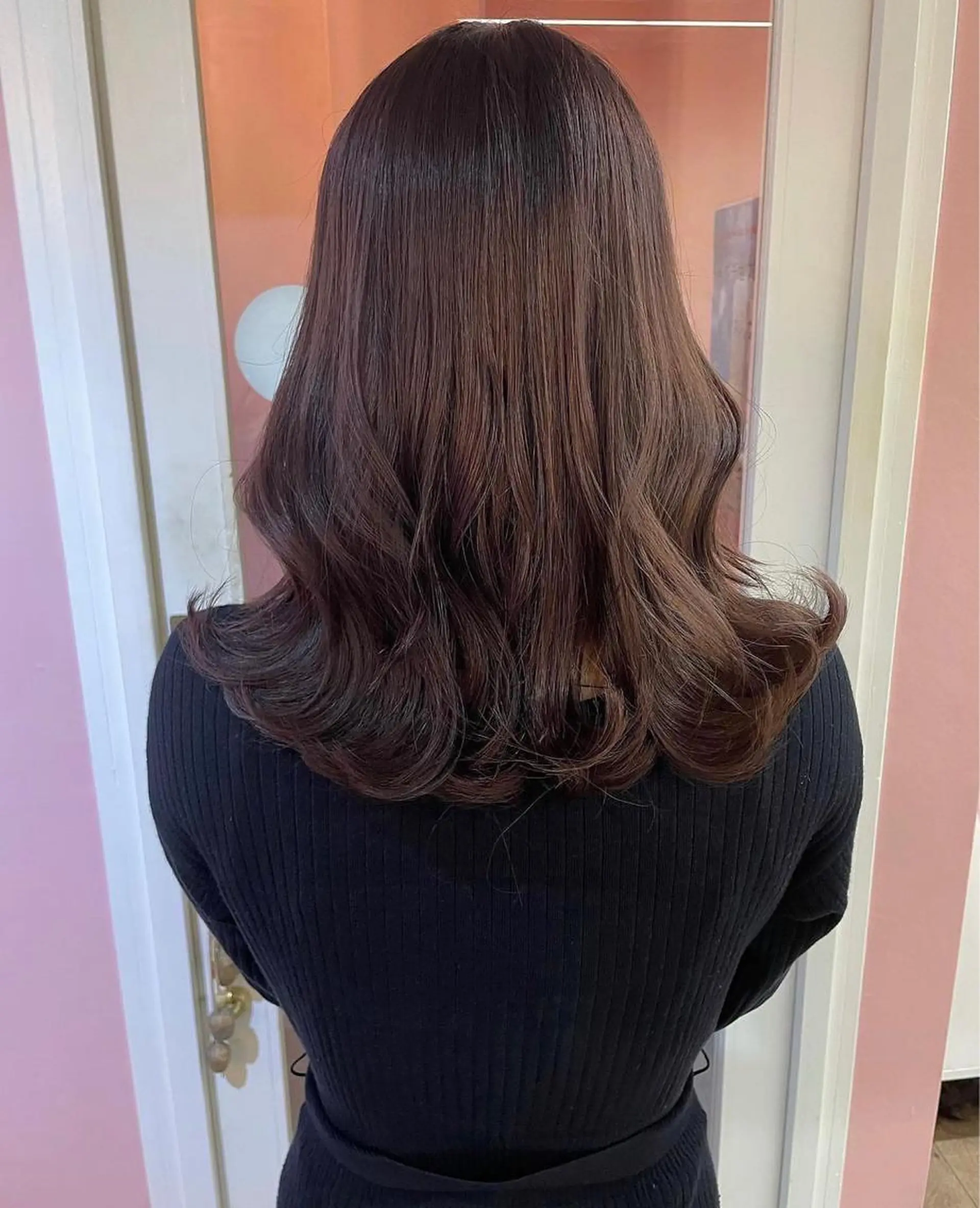 ミディアム カット ヘアカラー 髪質改善特化💫 韓国ヘアAyumuのヘアスタイル