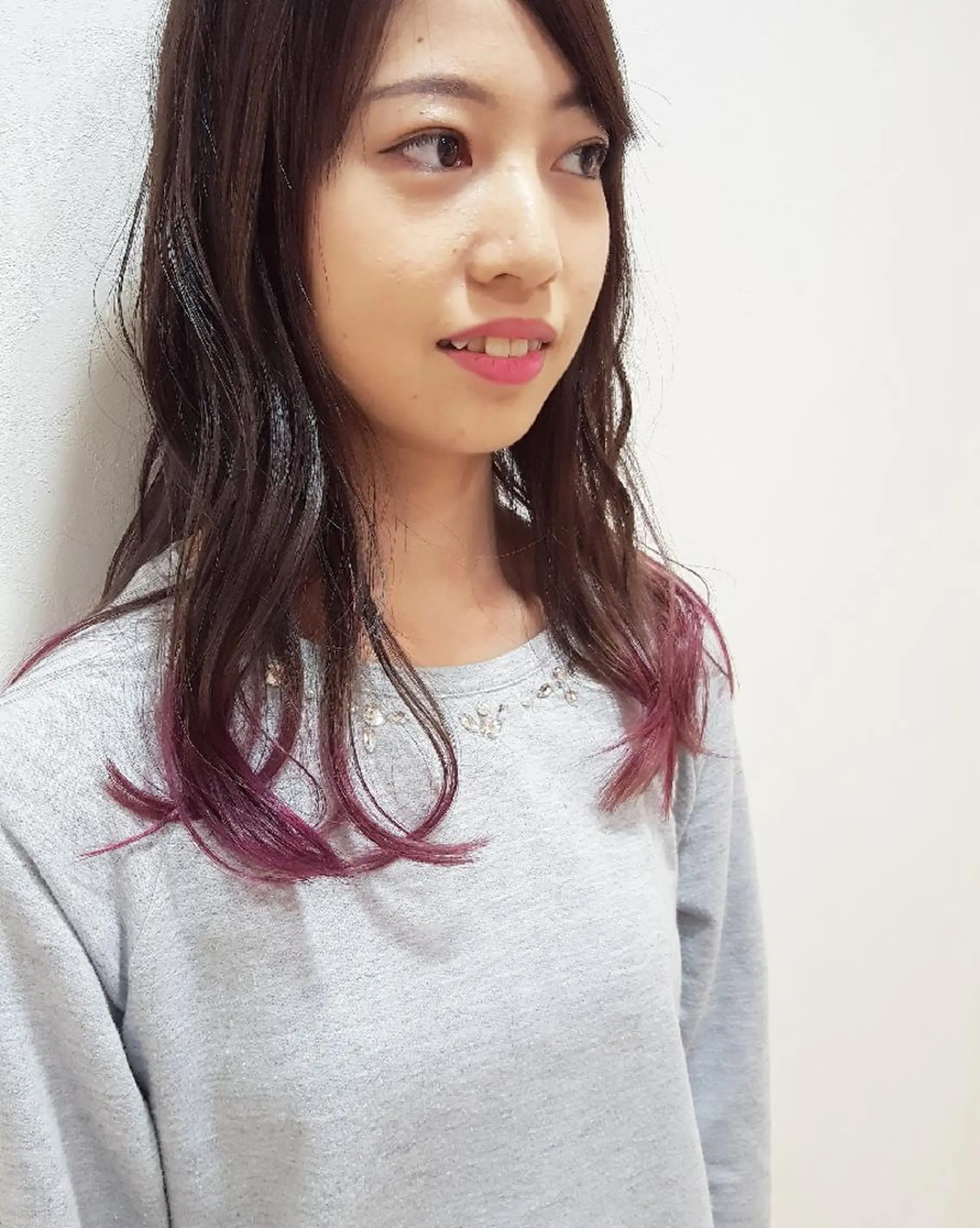 セミロング カラー Aｎ Hair 所属・しらはま ようこのヘアスタイル