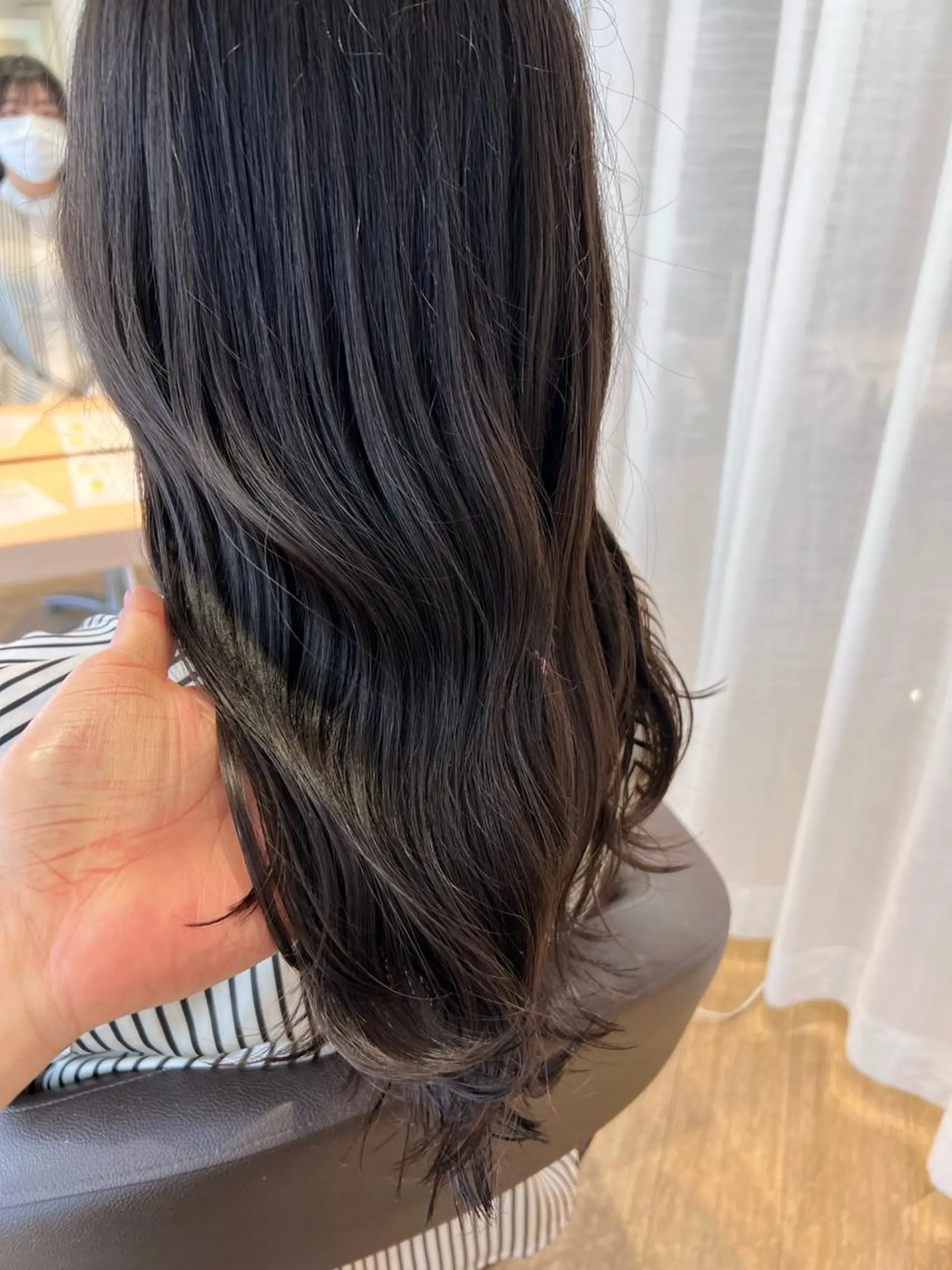 ロング カラー グレージュ 白髪ぼかし/髪質改善 梅原響輝のヘアスタイル