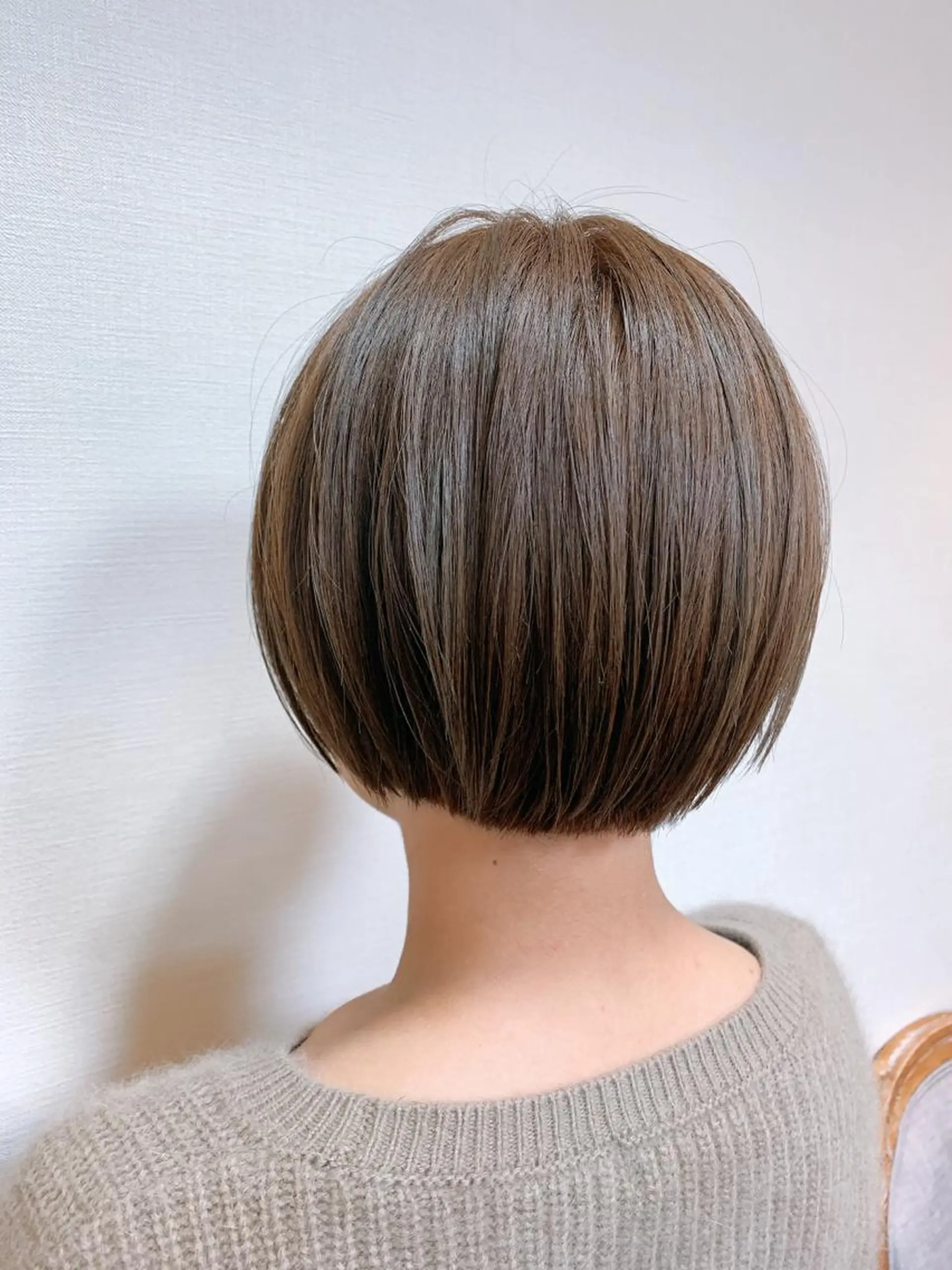 ショート アッシュ ボブ 髪質改善 【髪質改善特化】 新宿/縮毛矯正/セラのヘアスタイル