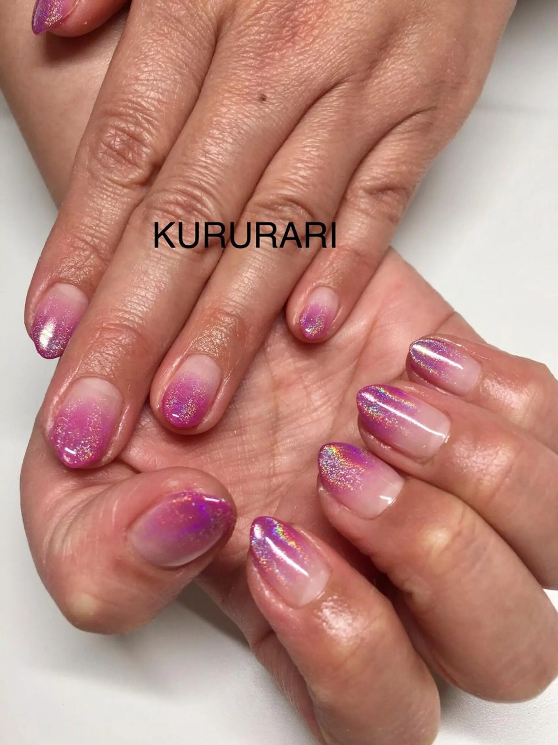 ネイル ジェルネイル グラデーション KURURARI NAILのネイルデザイン