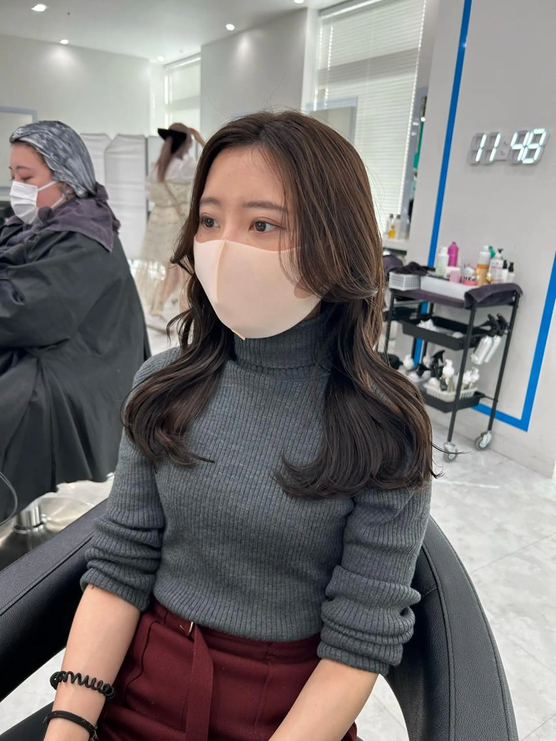 ミディアム カット ヘアカラー 韓流メンズカット パーマ/KOTAのヘアスタイル