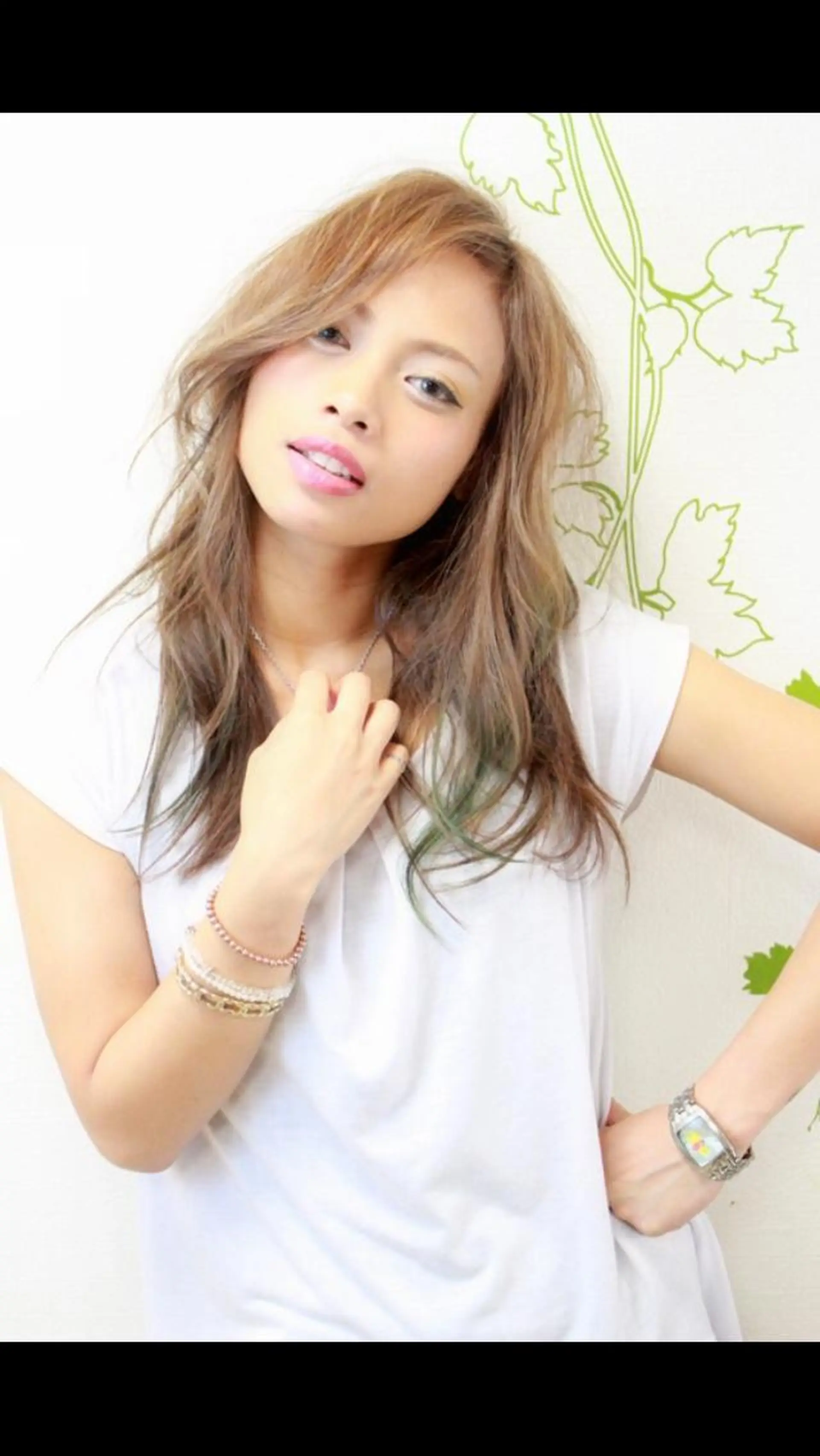 ロング 柴田 陽平のヘアスタイル