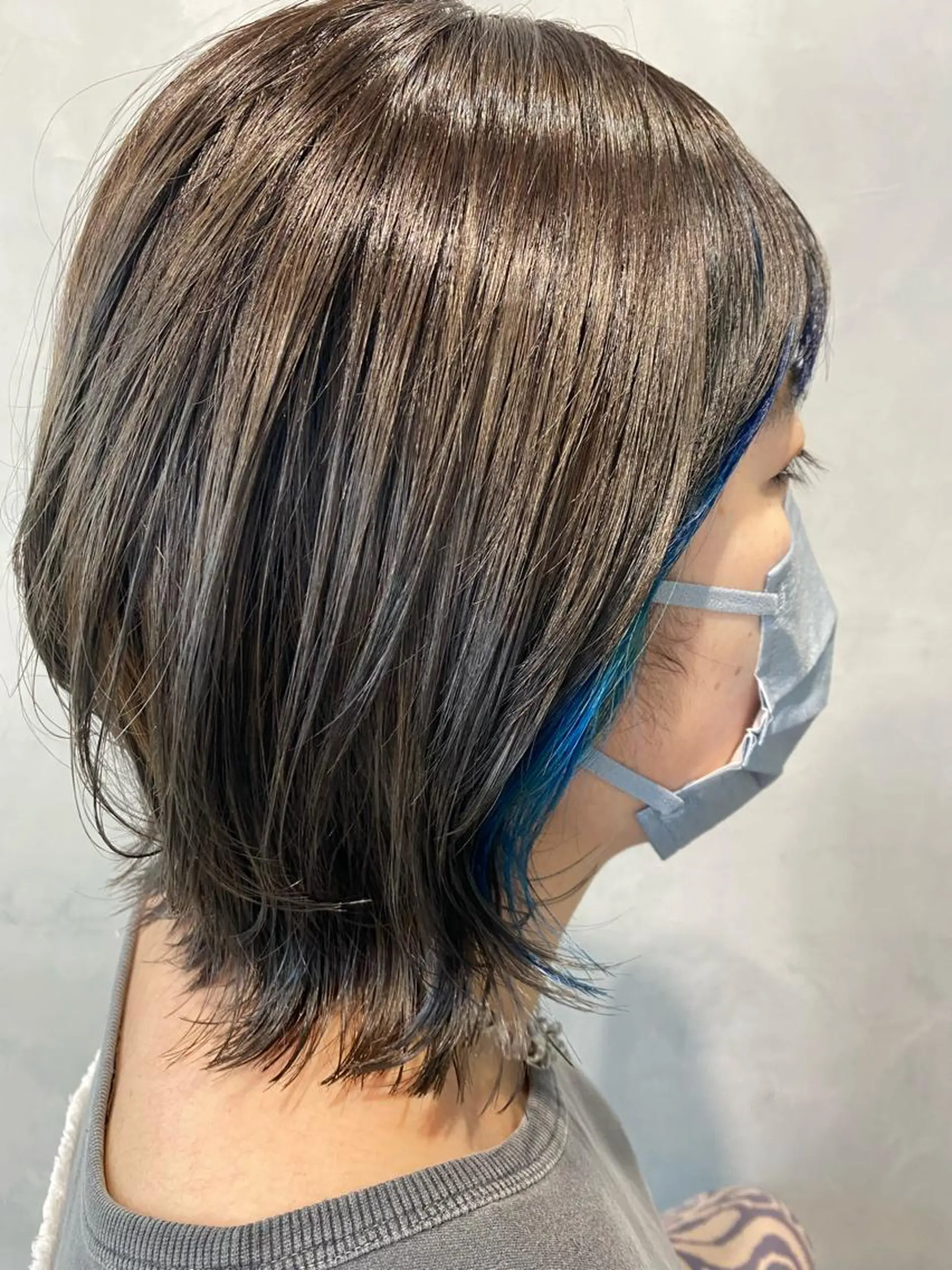 ミディアム ヘアカラー emi natukiのヘアスタイル