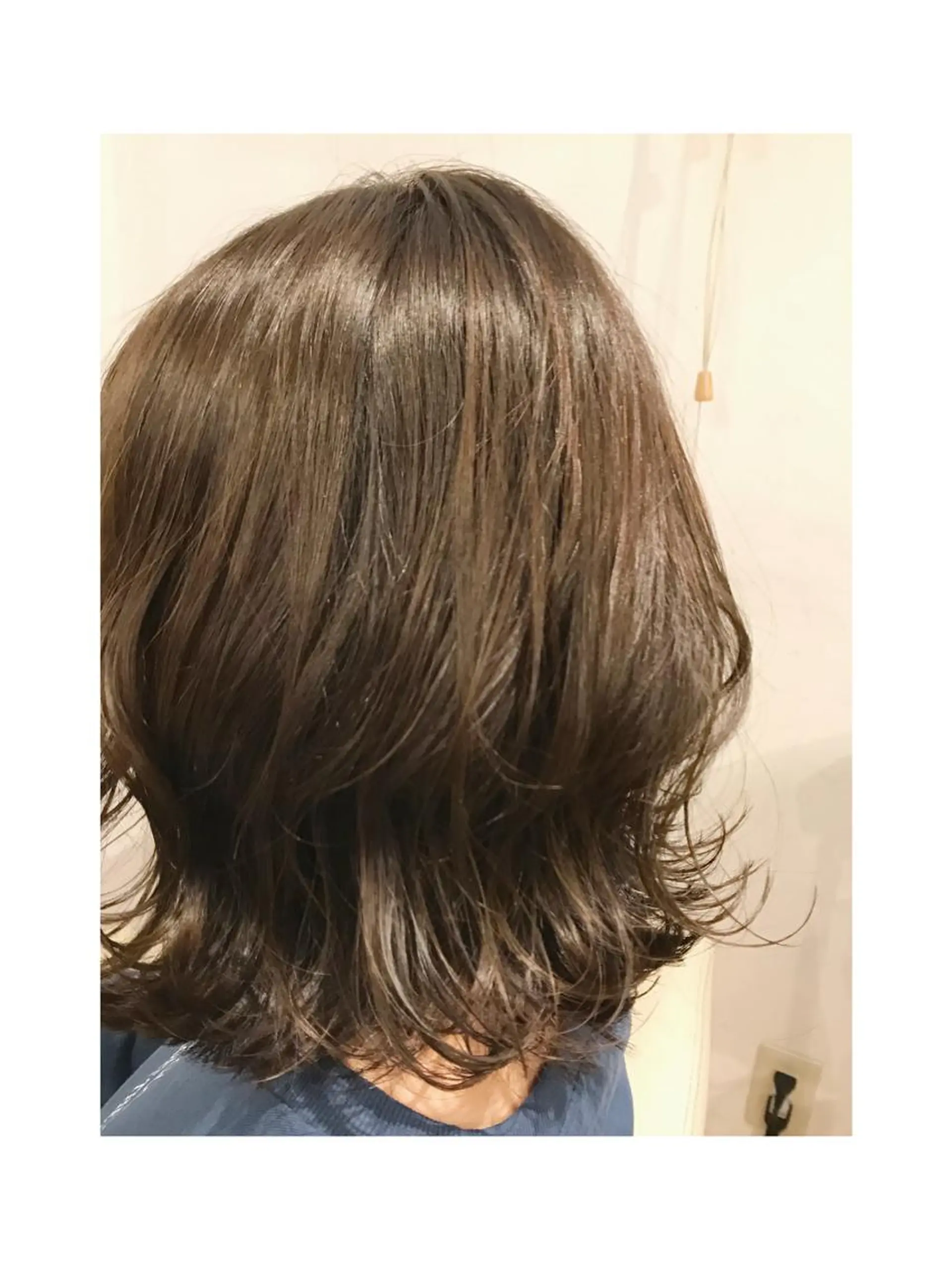 ミディアム カラー タカノ アツコのヘアスタイル