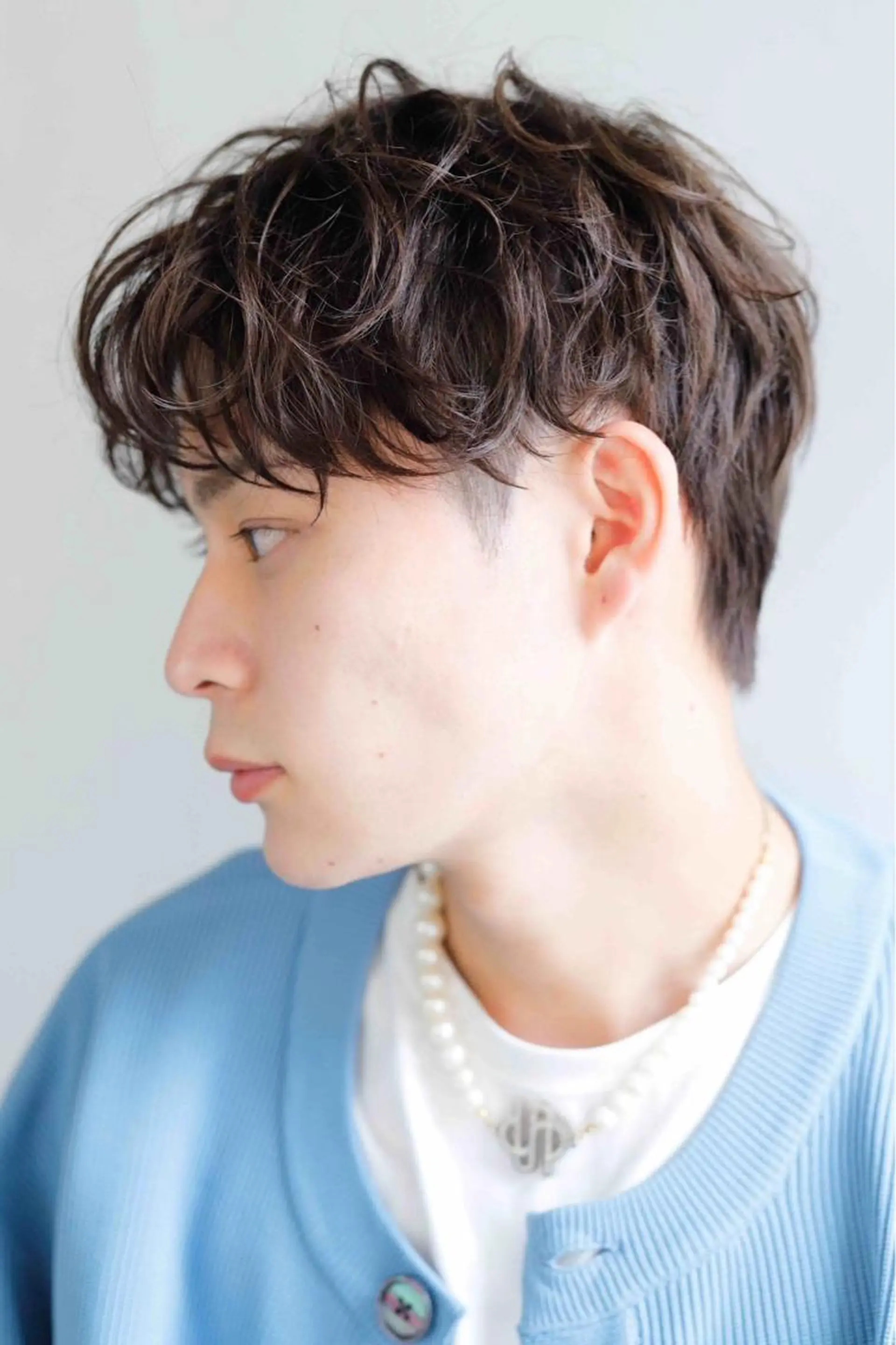 パーマ メンズ パーマ/ダブルカラー ブリーチ⭐️海斗のヘアスタイル