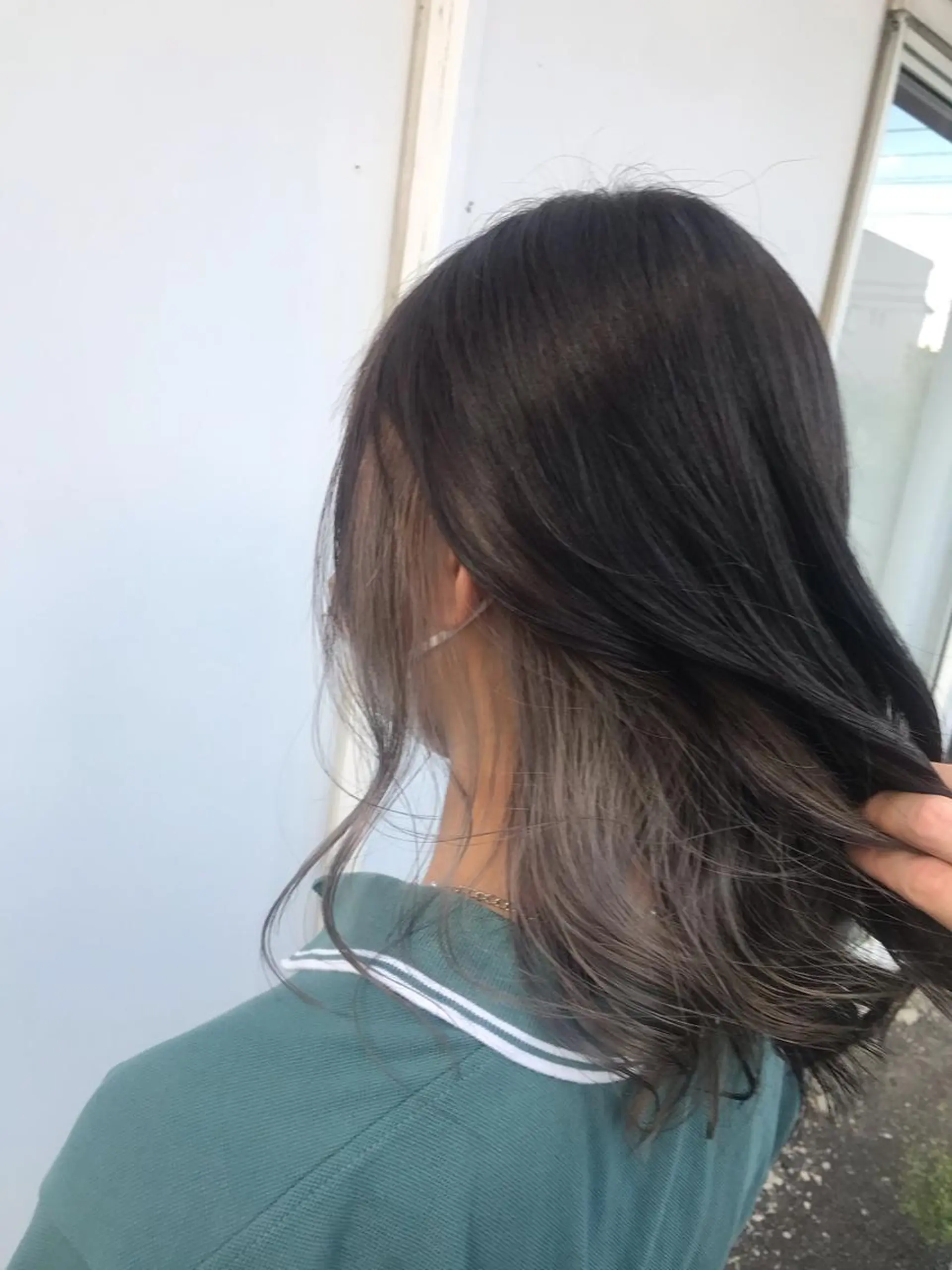 セミロング カット ヘアカラー トリートメント 下條 真のヘアスタイル