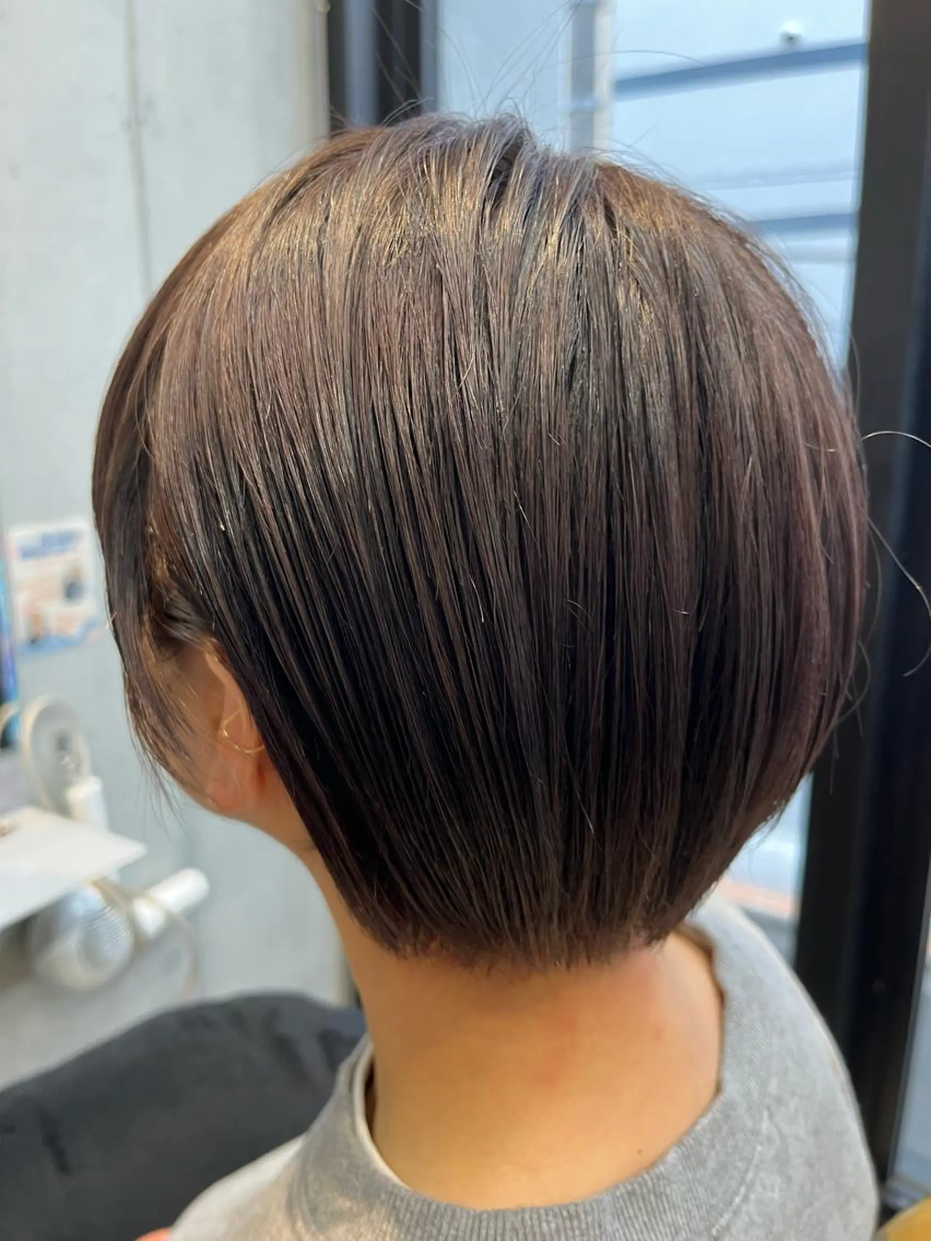 ショート カコ/レイヤーカット ヘアアレンジのヘアスタイル