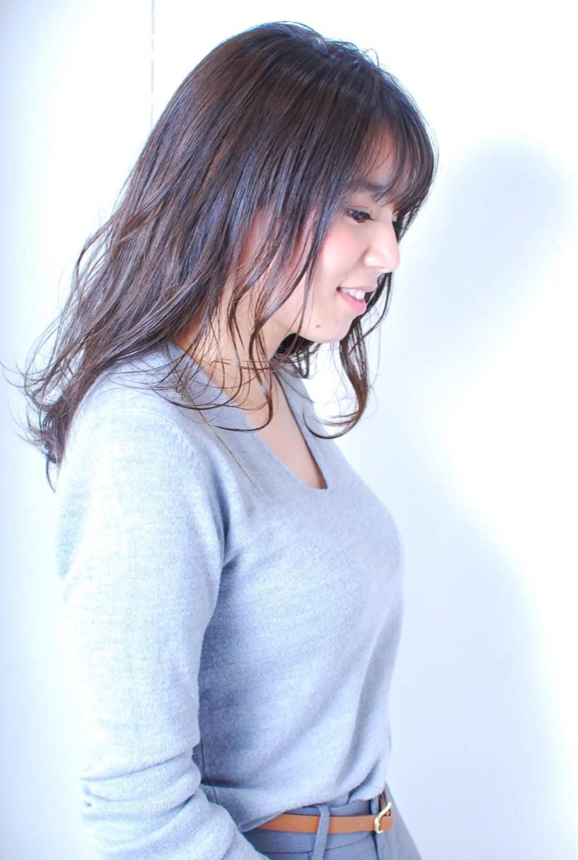 ミディアム カラー カット ヘアカラー ハイライト/髪質改善 ✂️十河祐輝のヘアスタイル