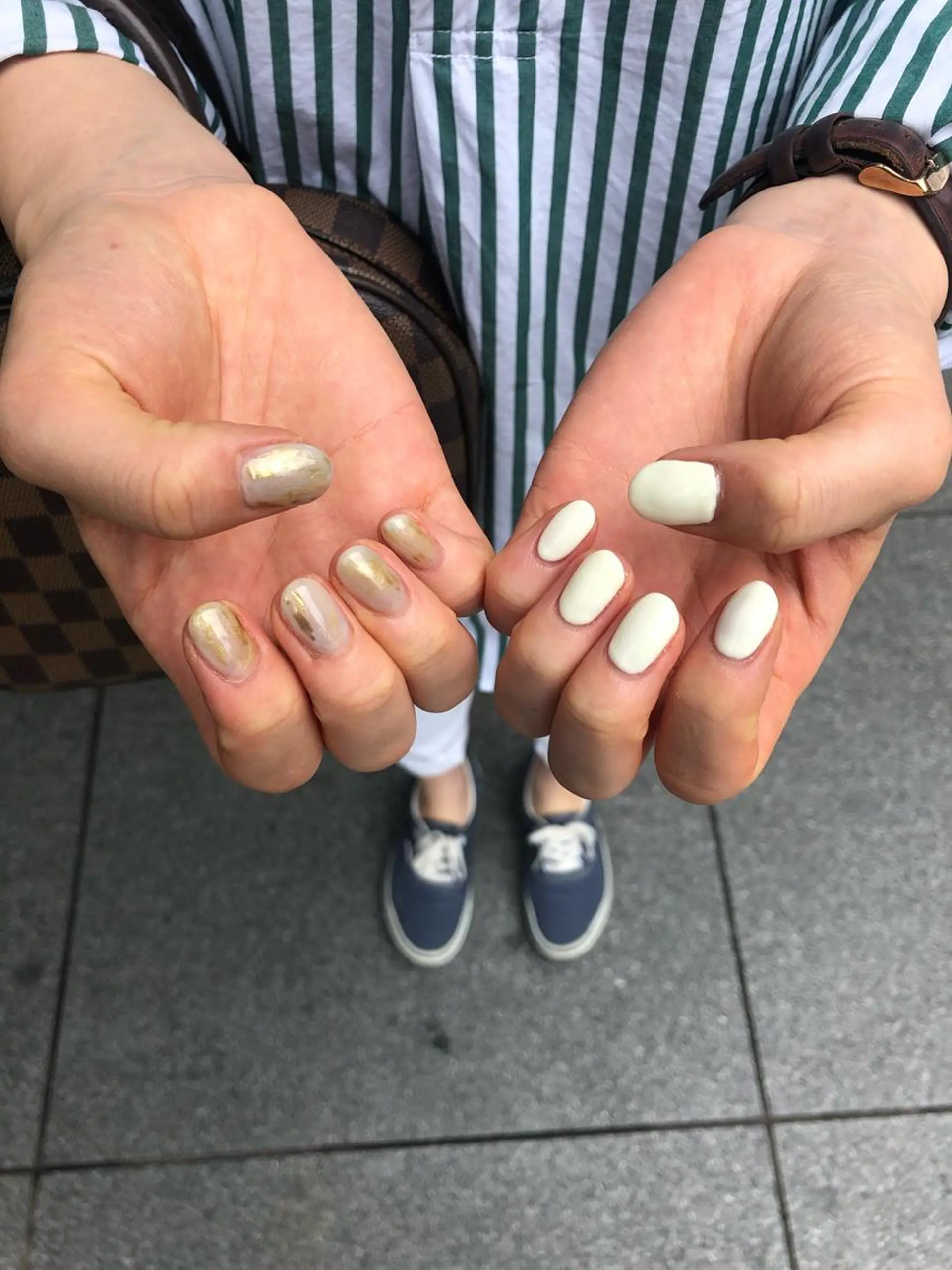 ネイル ニュアンスネイル ワンカラーネイル hina☺︎ 髪質改善/ストレートのヘアスタイル