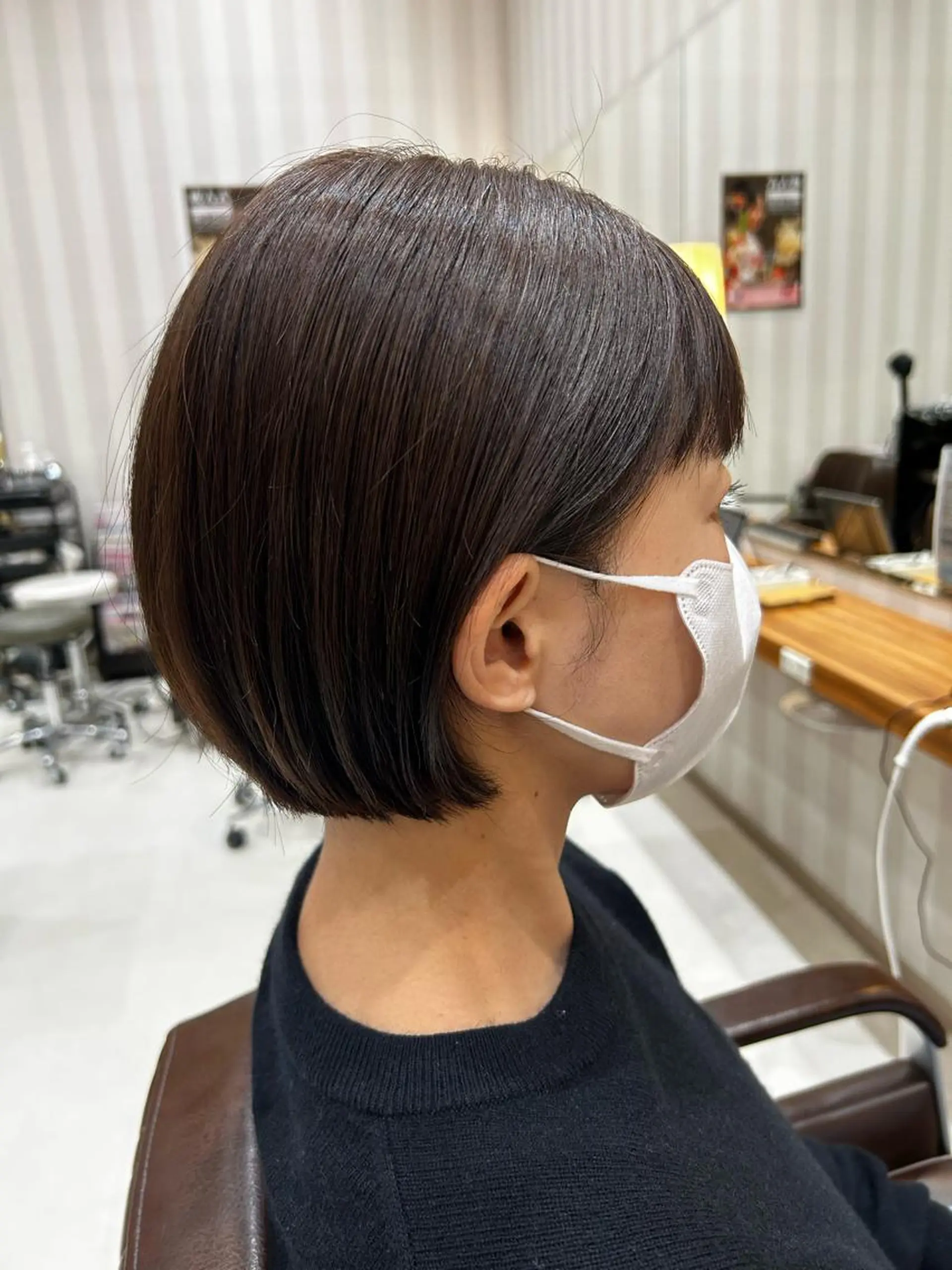 ショート ショートボブ ボブ ショートヘア 日置美容室所属・石井 佑飛のヘアスタイル