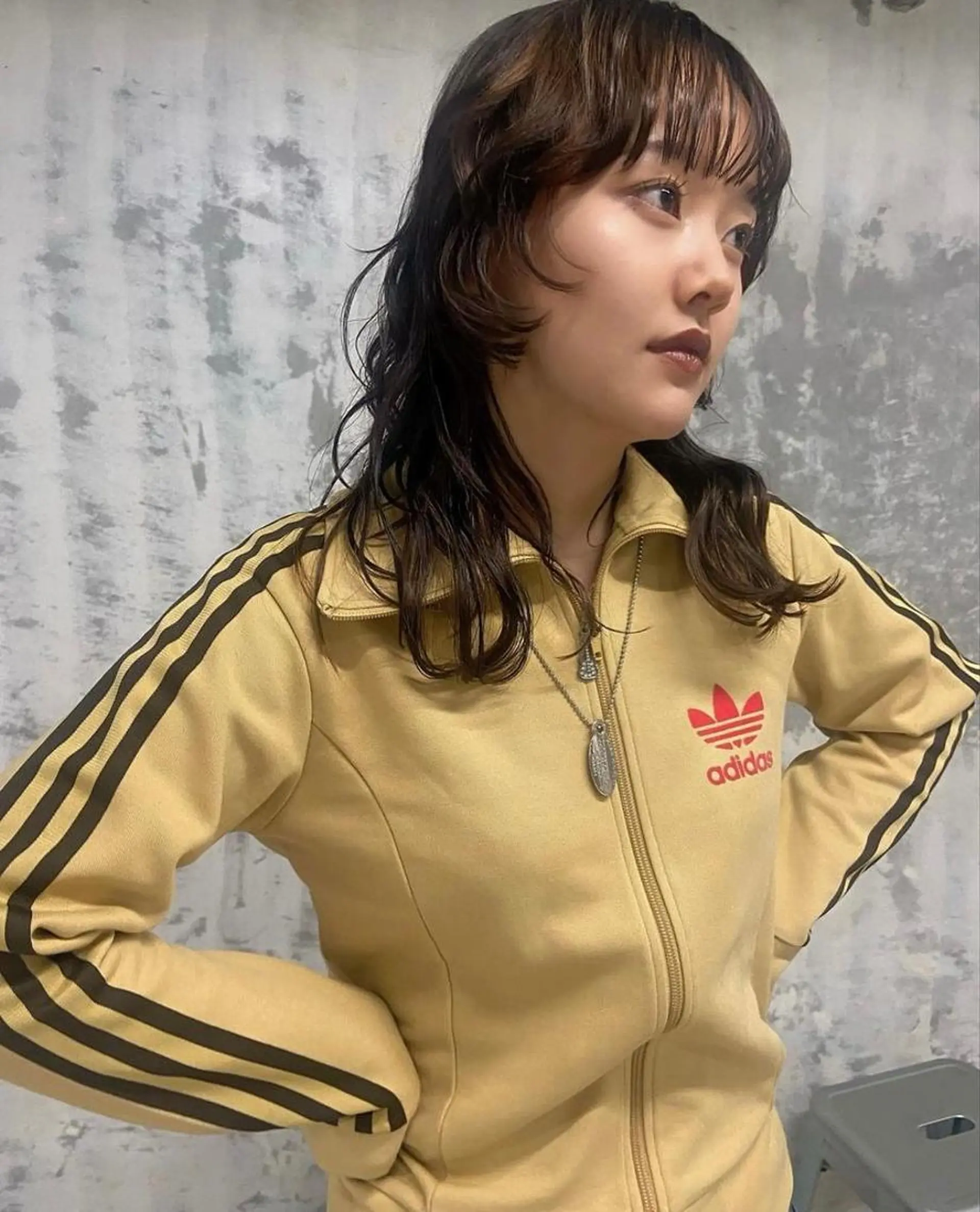 セミロング レイヤーカット 松村 澪里のヘアスタイル