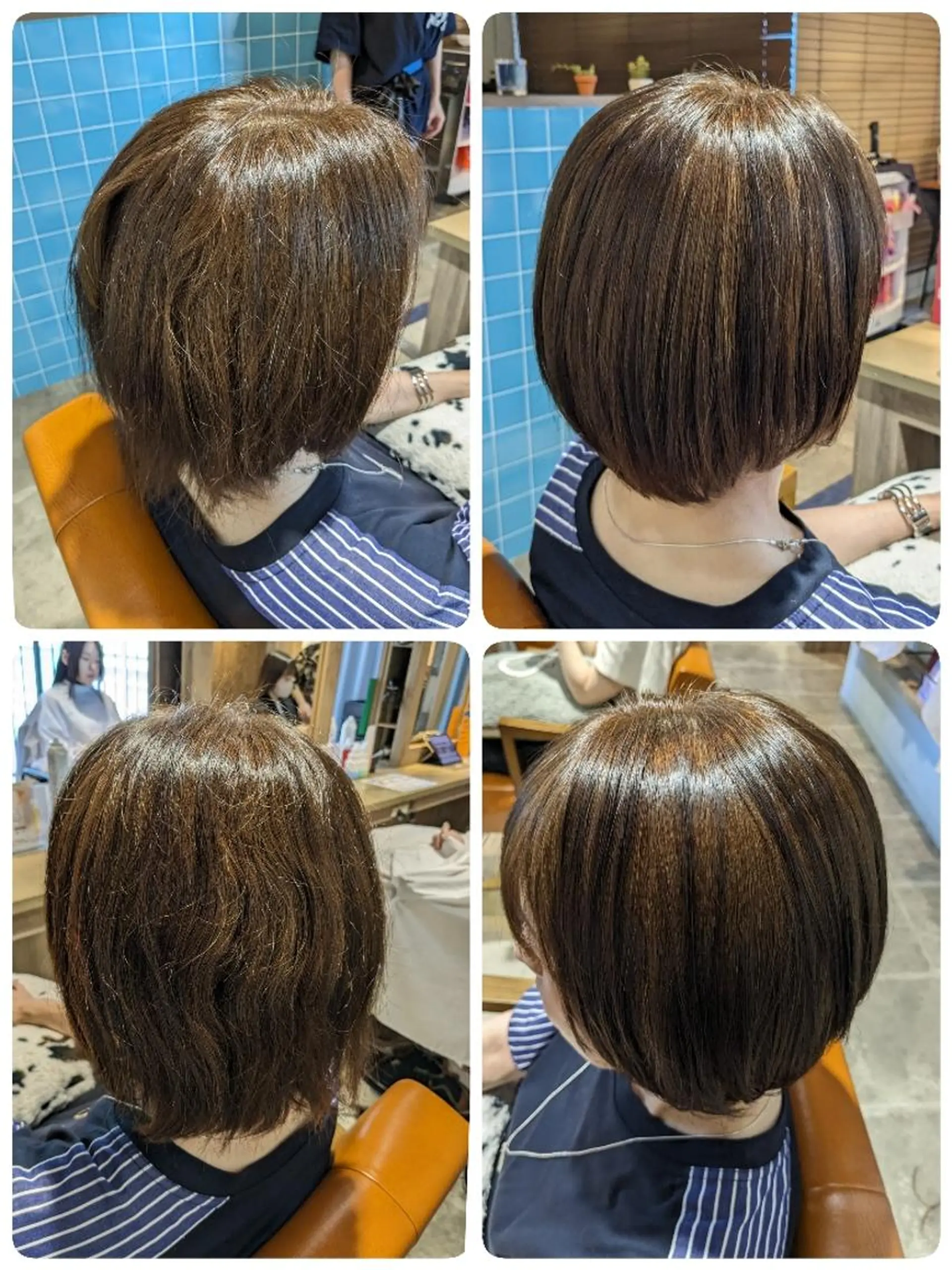 ショート ショートボブ ボブ ショートヘア カット 縮毛矯正 トリートメント alushe 岡 陽子のヘアスタイル