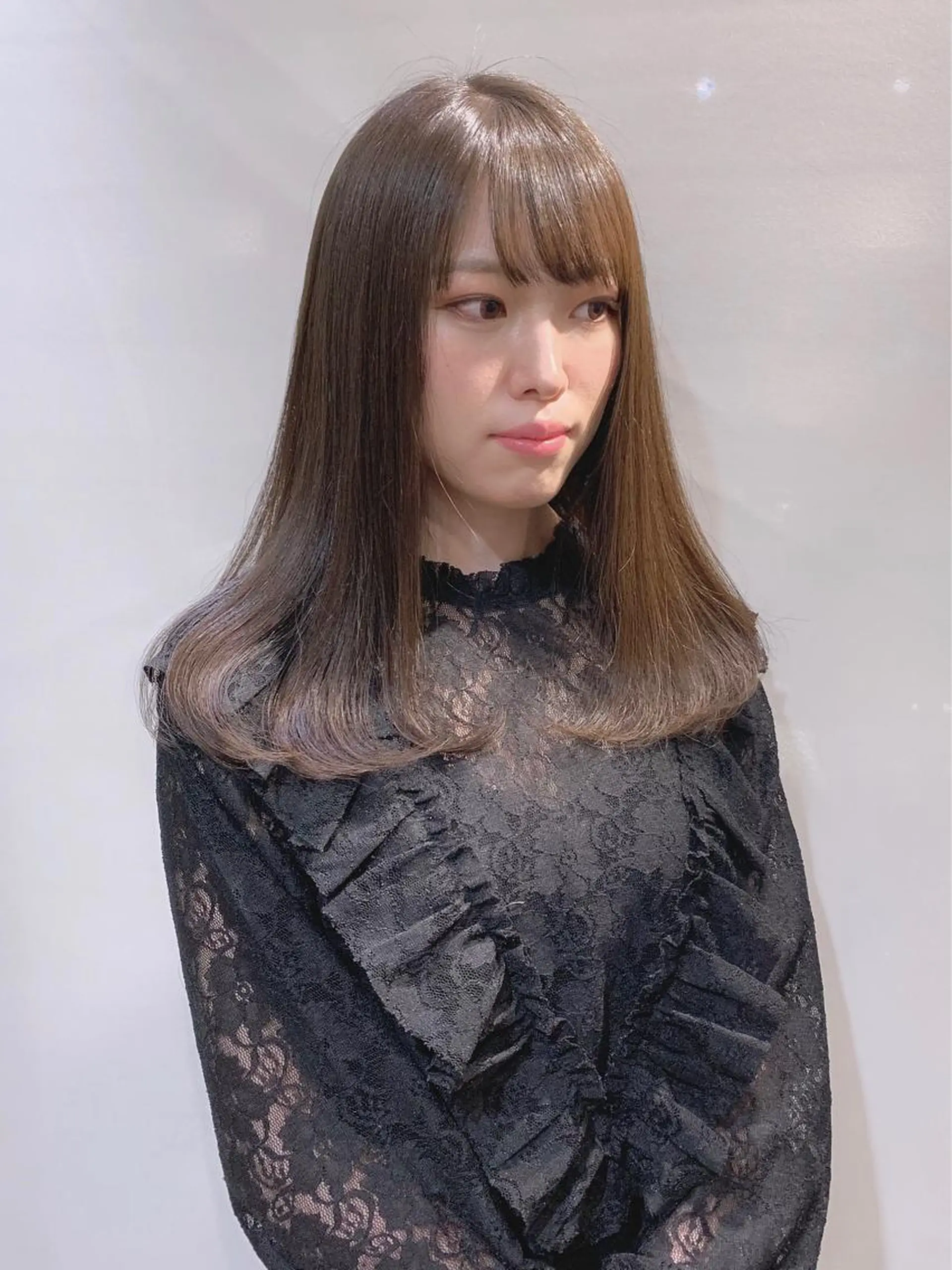 セミロング カラー ヘアアレンジ As hair所属・柔らか垢抜けｶﾗｰと ｶｯﾄ🫧ASUKAのヘアスタイル