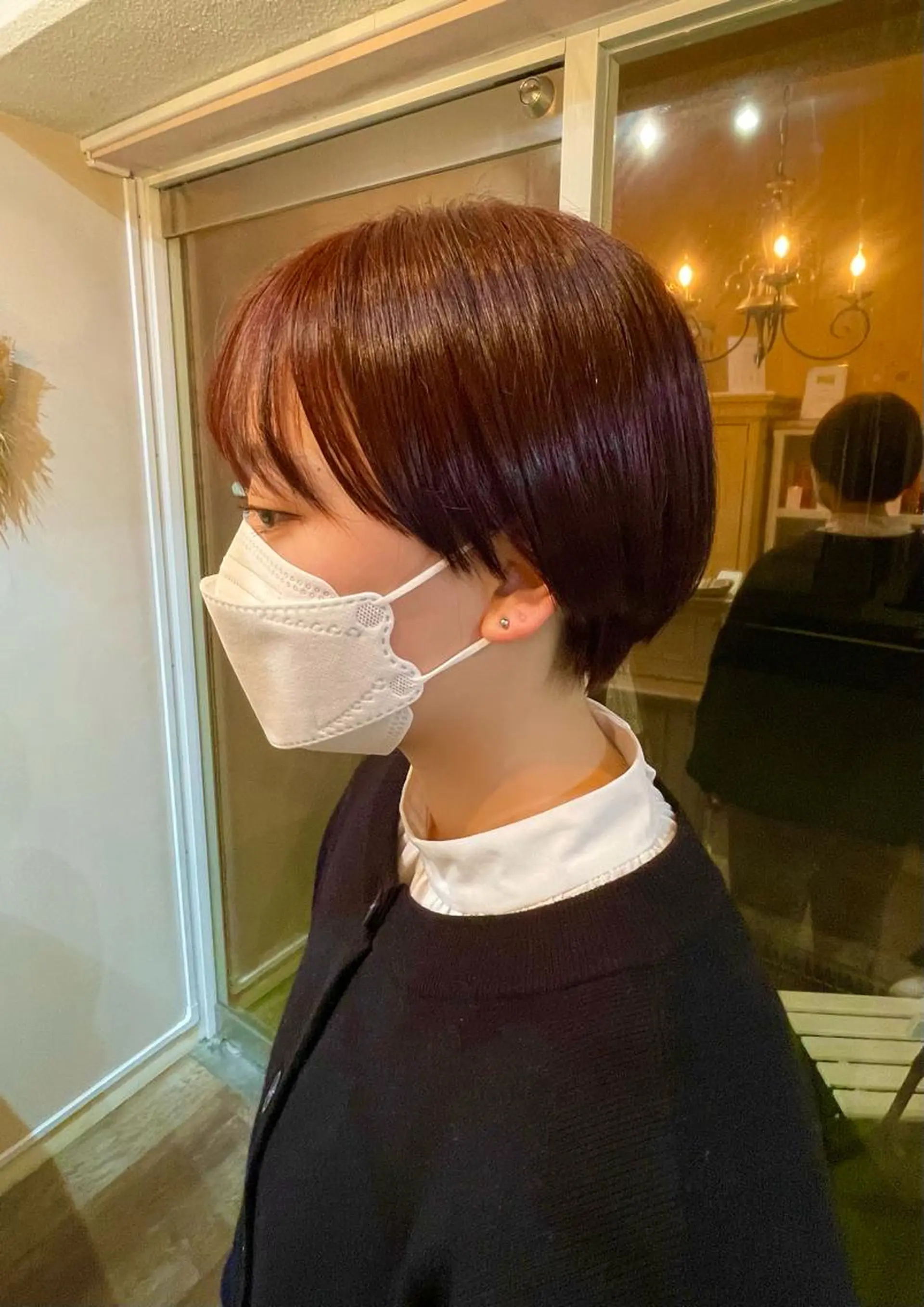ショート カラー ブリーチ ダブルカラー ブリーチなしカラー newi梅田🫧韓国 ヘア🫧sakiのヘアスタイル