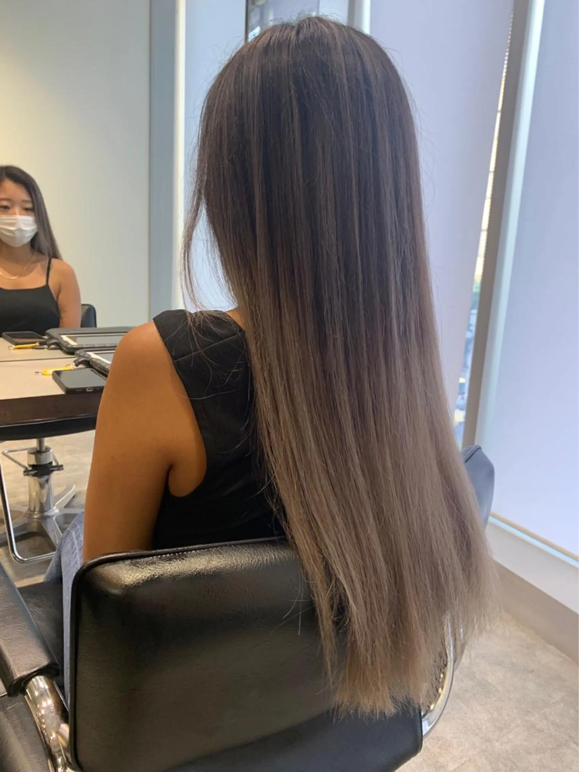 ロング カラー カット ヘアカラー トリートメント 園田 将士のヘアスタイル