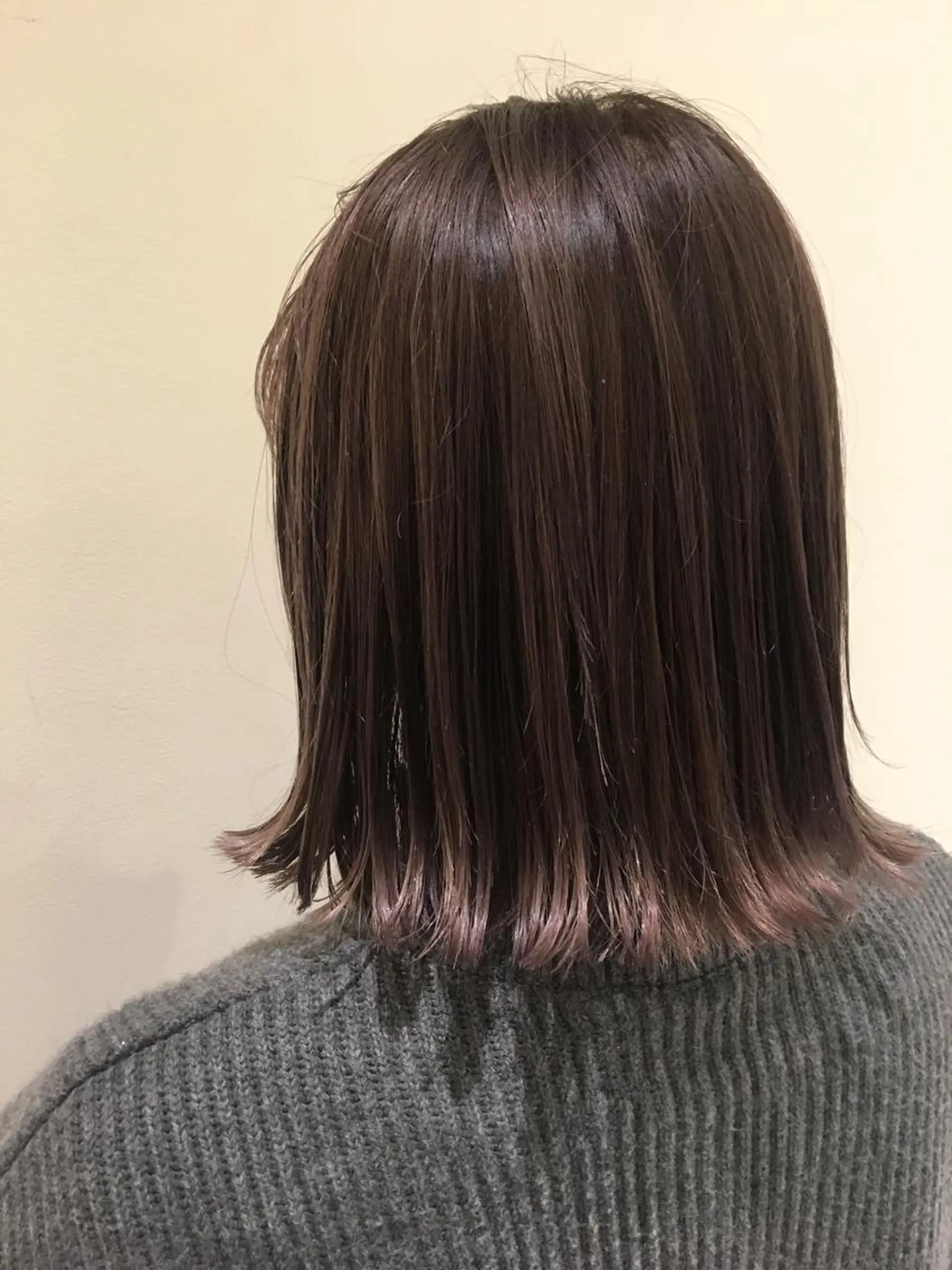 ショート カラー アッシュ ラベンダーカラー ラベンダーアッシュ ボブ scene.池袋所属・scene. haraのヘアスタイル