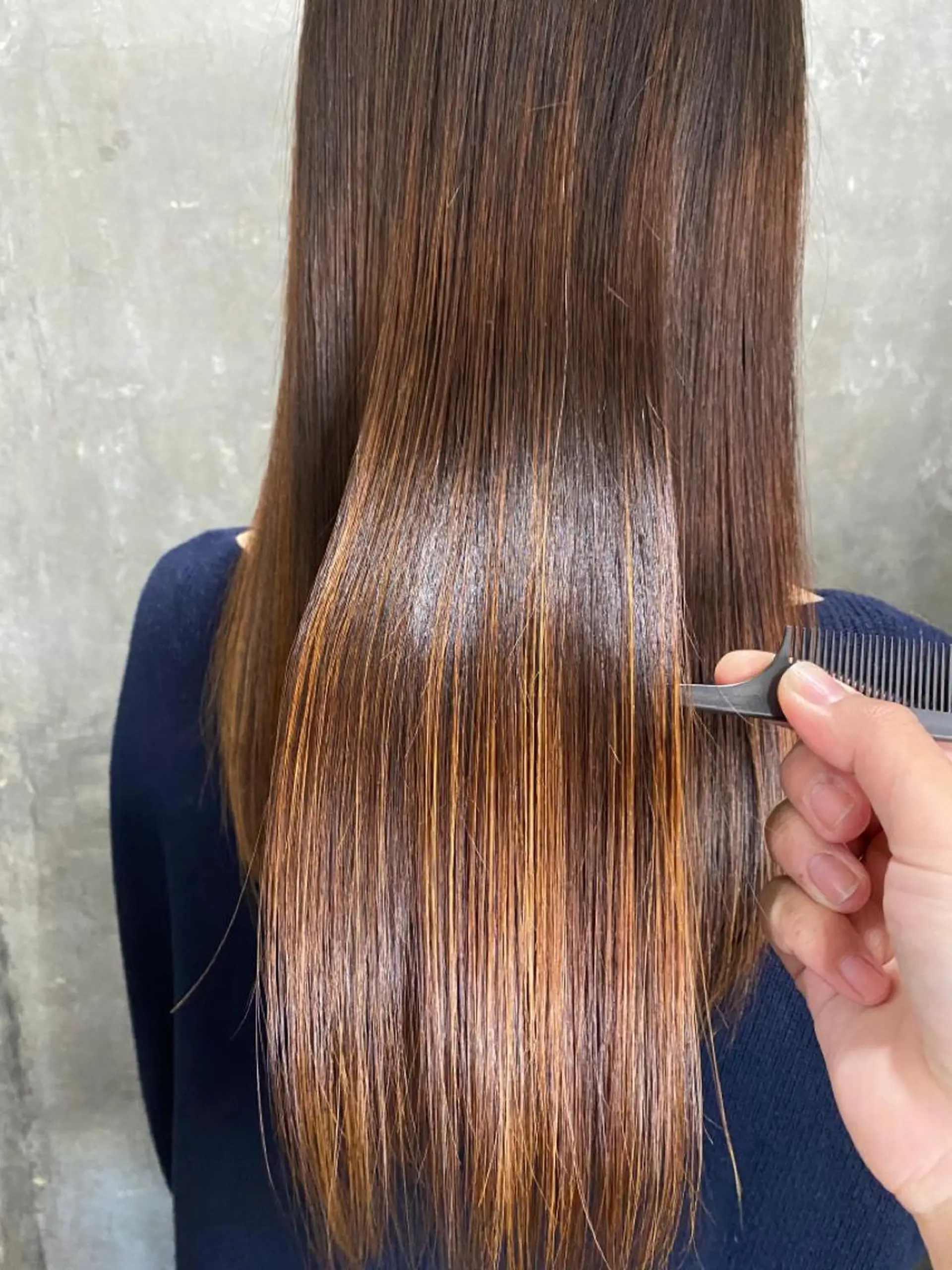 ロング 髪のケアリスト高橋 健太郎のヘアスタイル