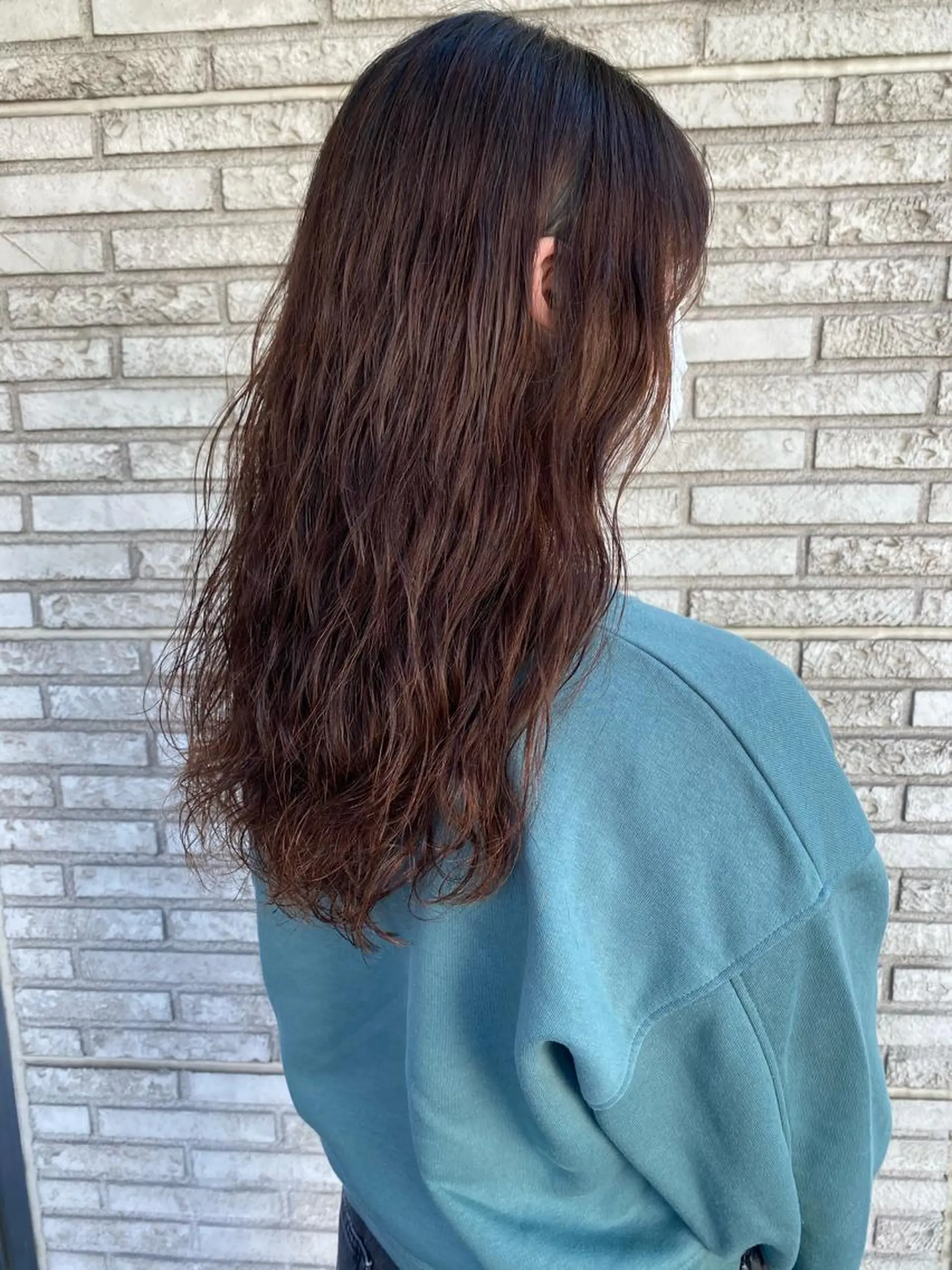 ロング パーマ 高橋 沙央のヘアスタイル