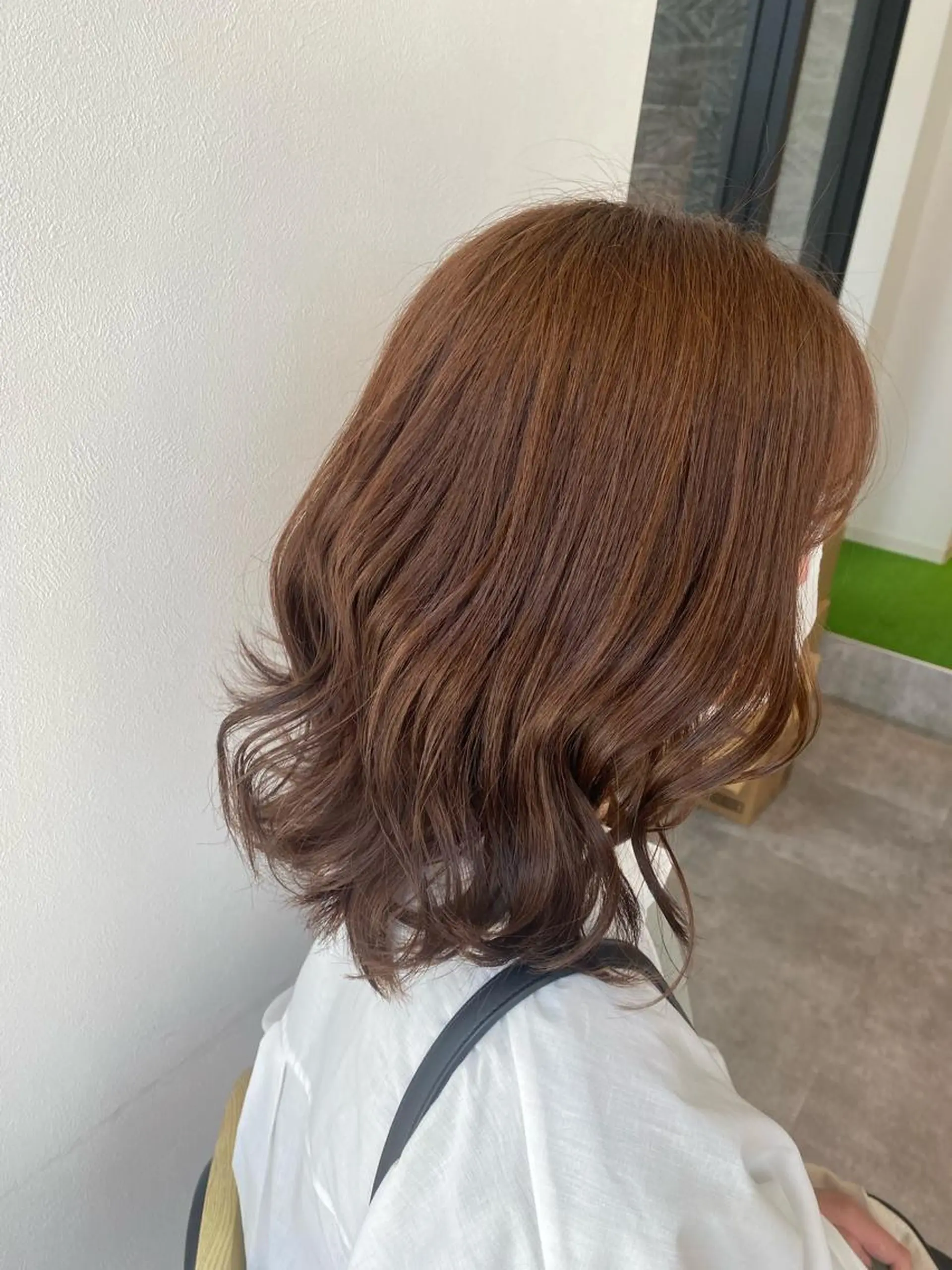 ミディアム カラー ブラウンカラー 髪質改善 トリートメント オスズ 🎀´-のヘアスタイル