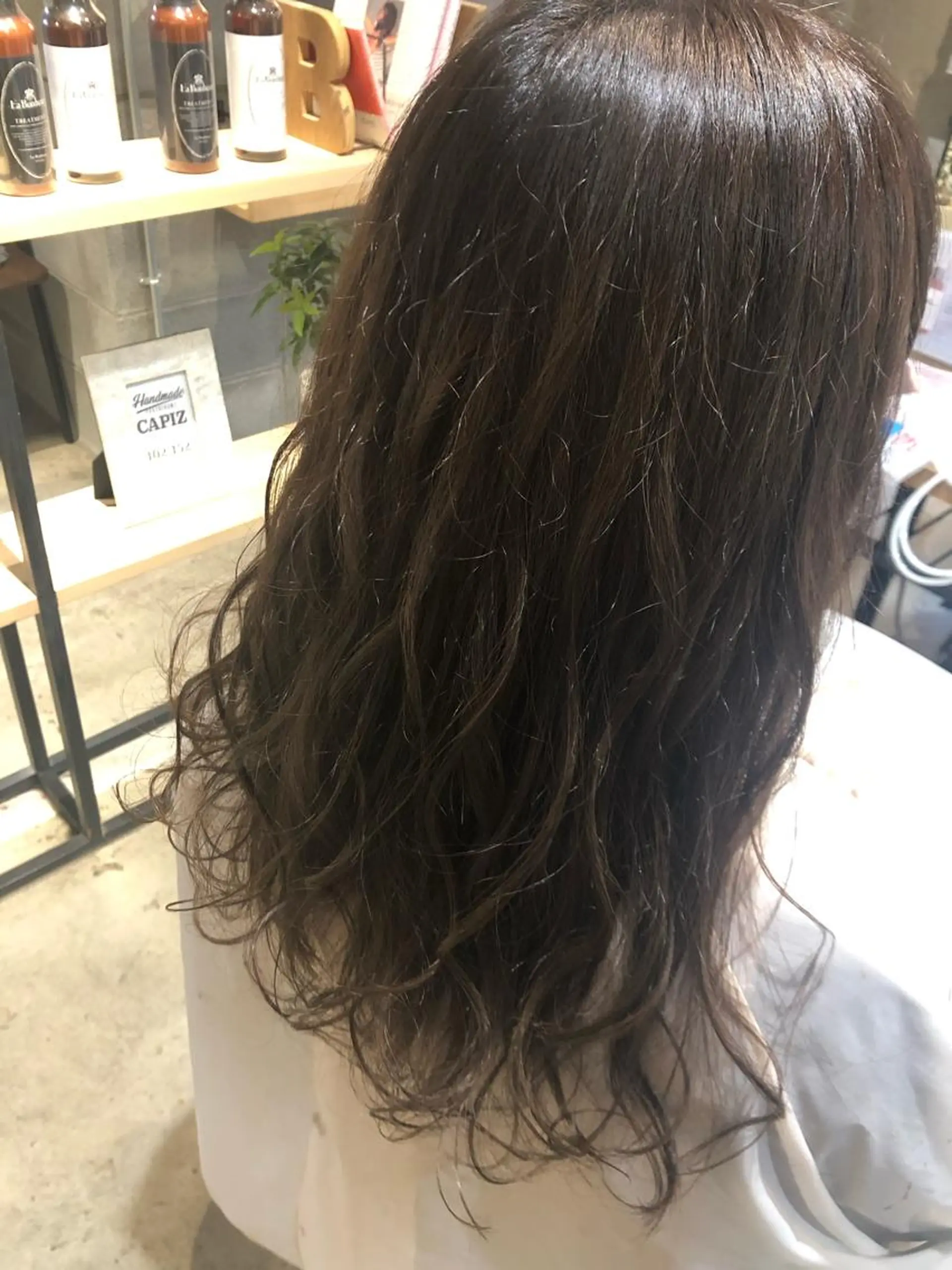 セミロング カラー アッシュ ブルーカラー ブルーアッシュ オレンジ 新越谷/韓国風/艶髪 miyuのその他イメージ