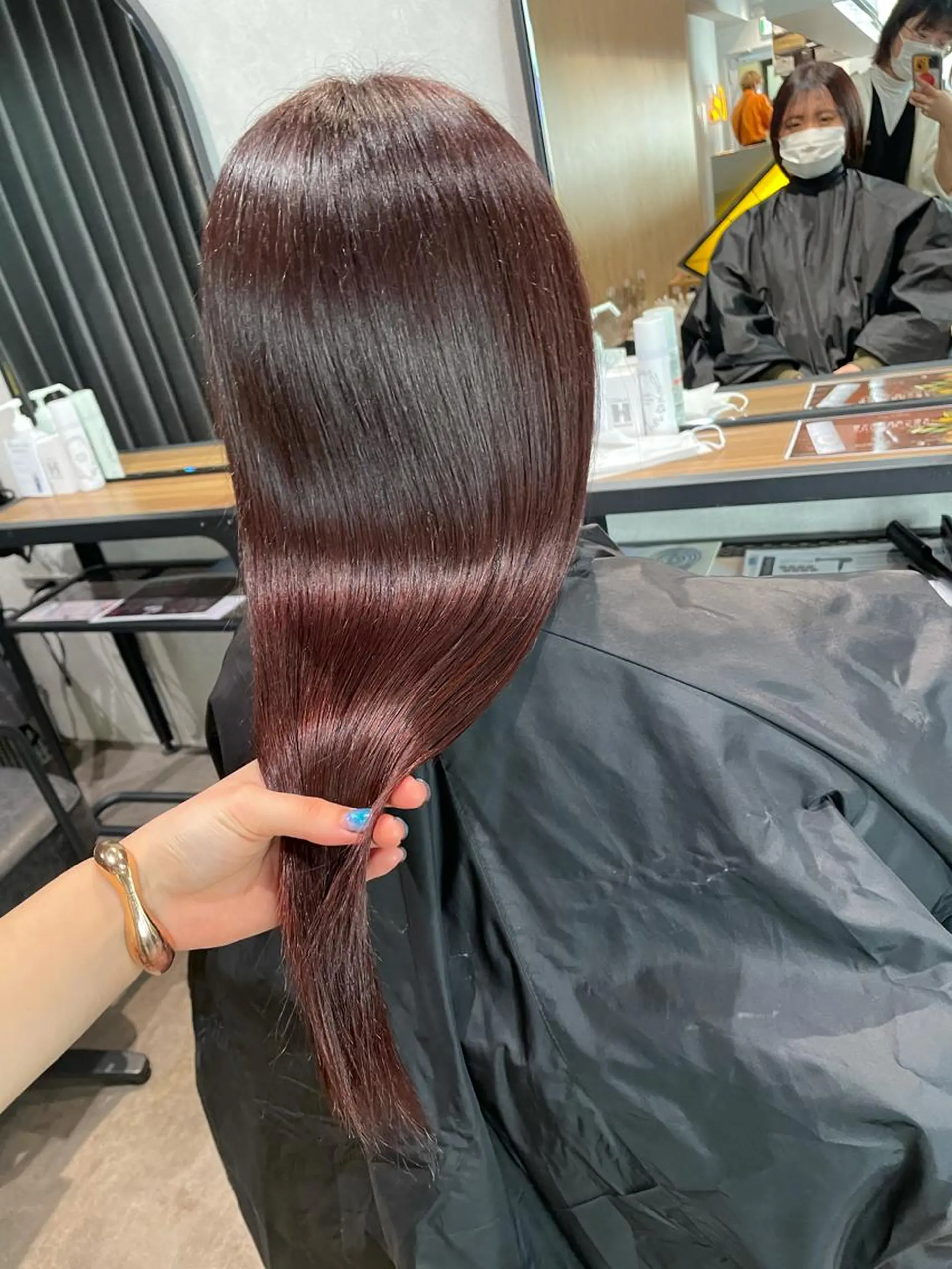 ロング カラー 髪質改善 ヘアカラー トリートメント ナチュラル透明感🌱 小山美樹子のヘアスタイル