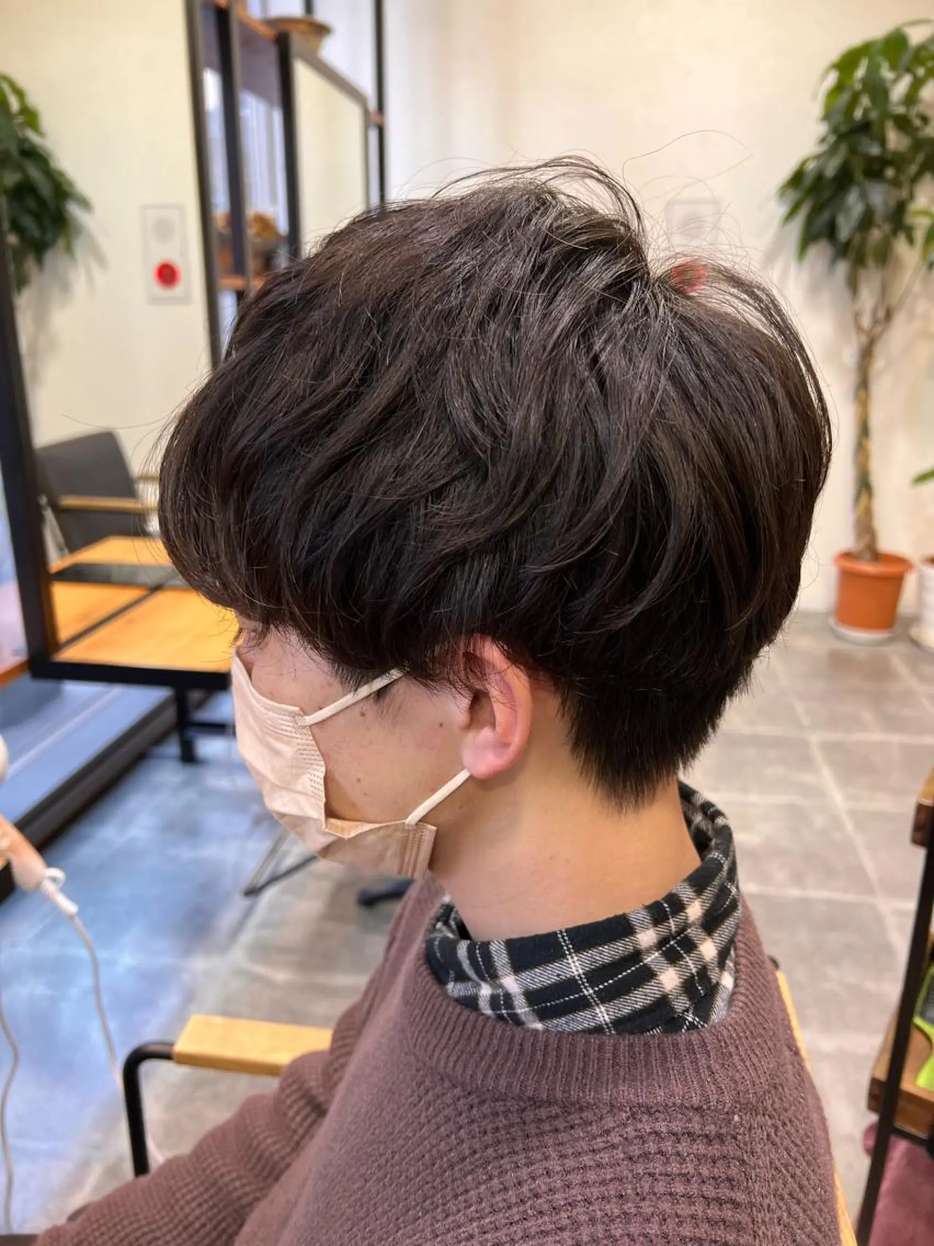 パーマ メンズ 暗髪/艶髪/Ono .のヘアスタイル