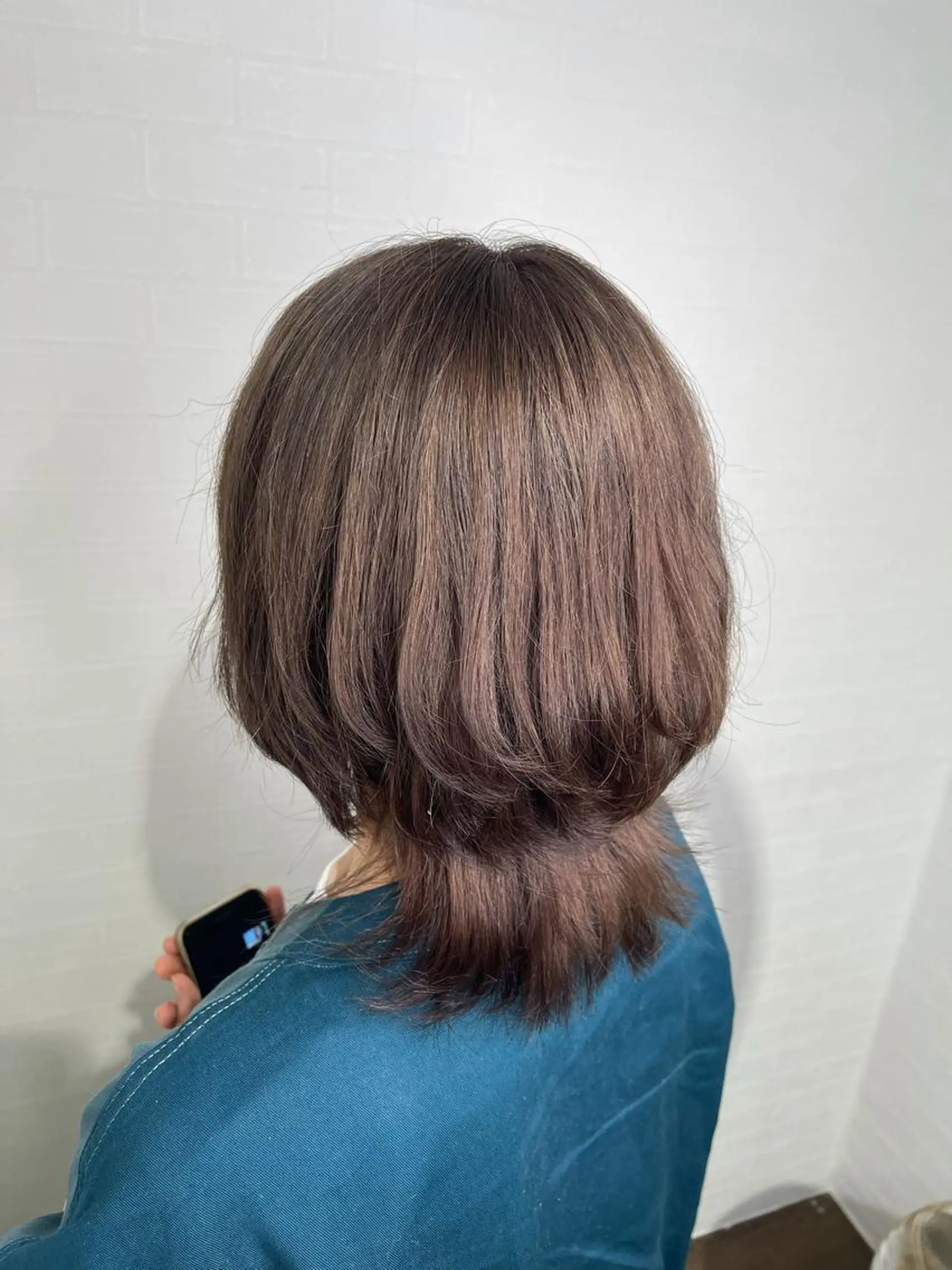 セミロング カラー 🎀艶ブリーチカラー 🎀Fan.🎀秋山のヘアスタイル