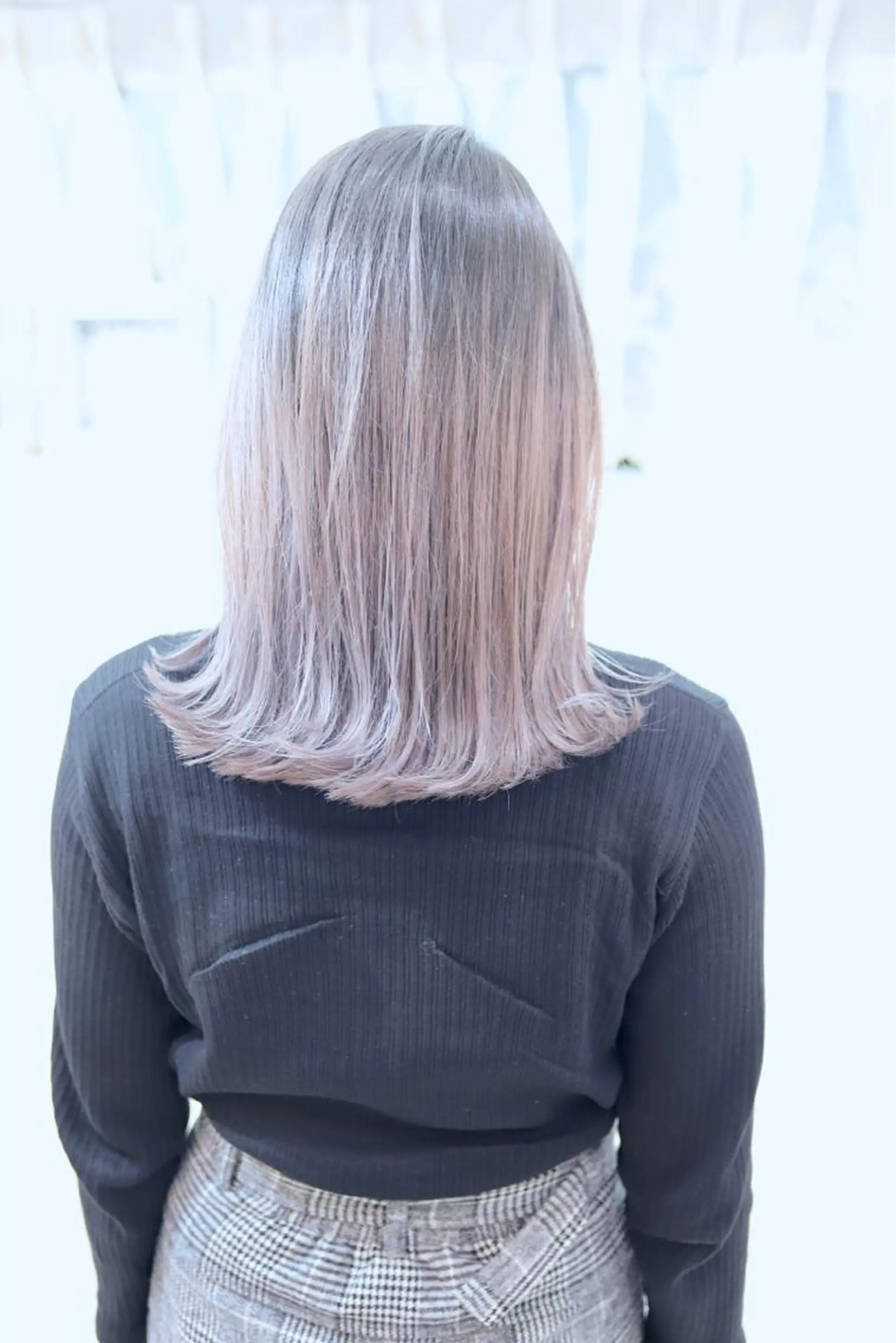 ミディアム カラー ラベンダーカラー カット ヘアカラー トリートメント corr所属・🍎🎁鈴木翔大 Englishokのヘアスタイル